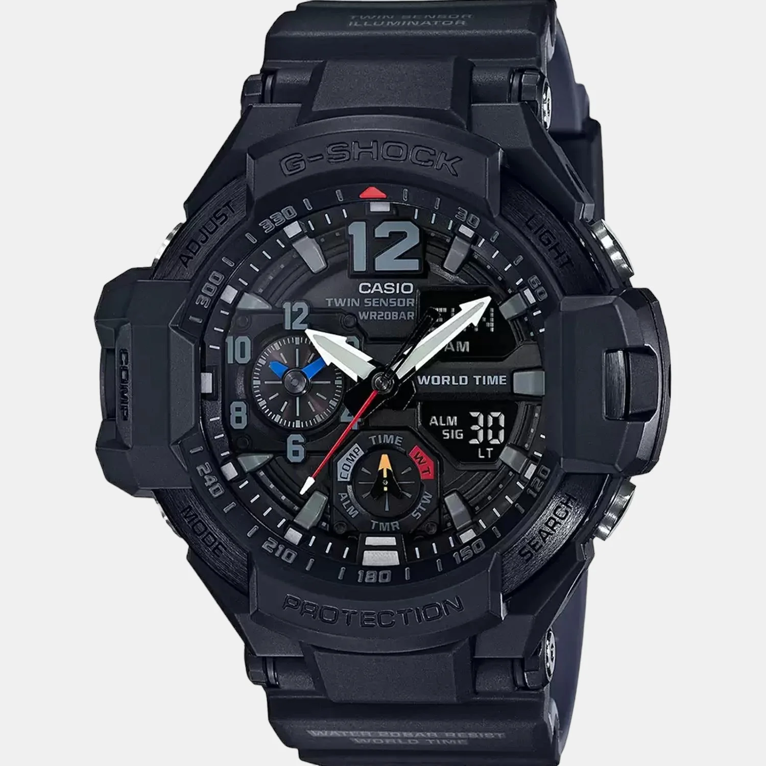 G-Shock Men Quartz Black Dial Analog-Digital Resin Watch G815 - Image 3