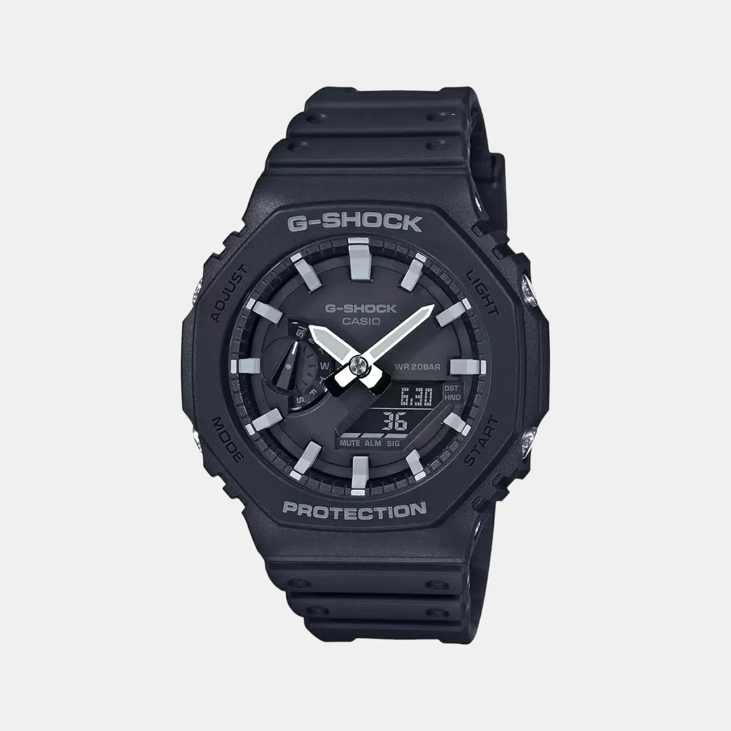 G-Shock Men Quartz Black Dial Analog-Digital Resin Watch G986