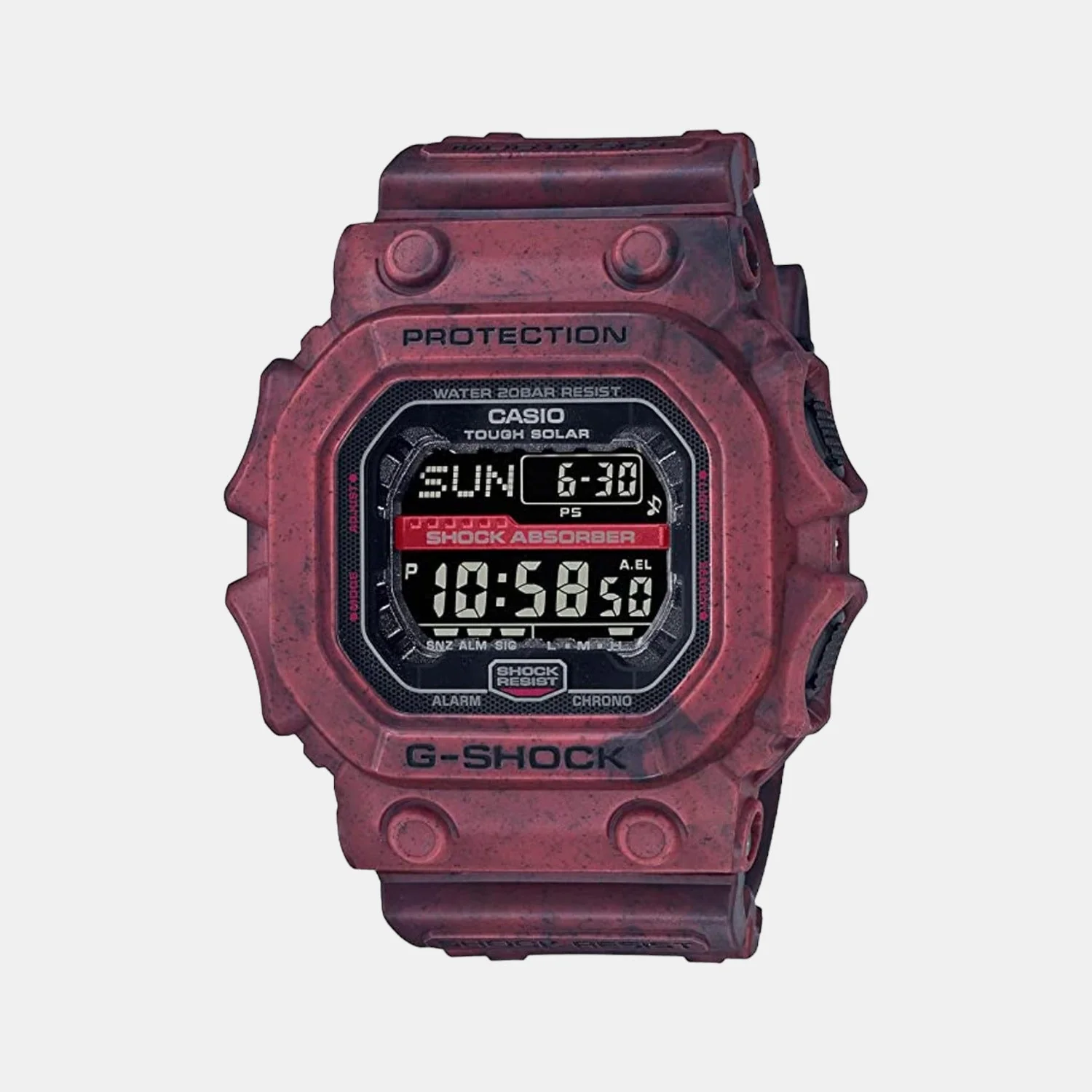 G-Shock Men Quartz Black Dial Digital Resin Watch G1262