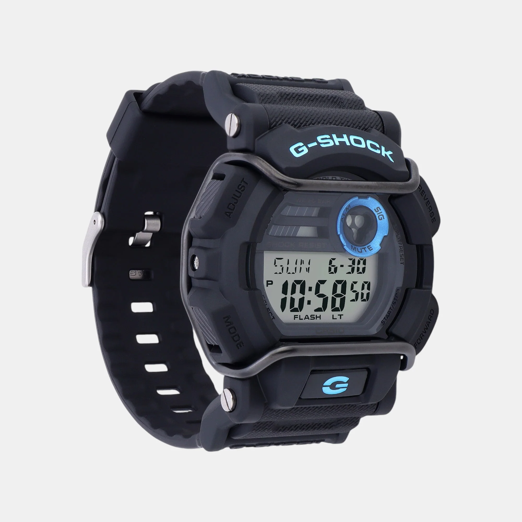 G-Shock Men Quartz Black Dial Digital Resin Watch G1431 - Image 5