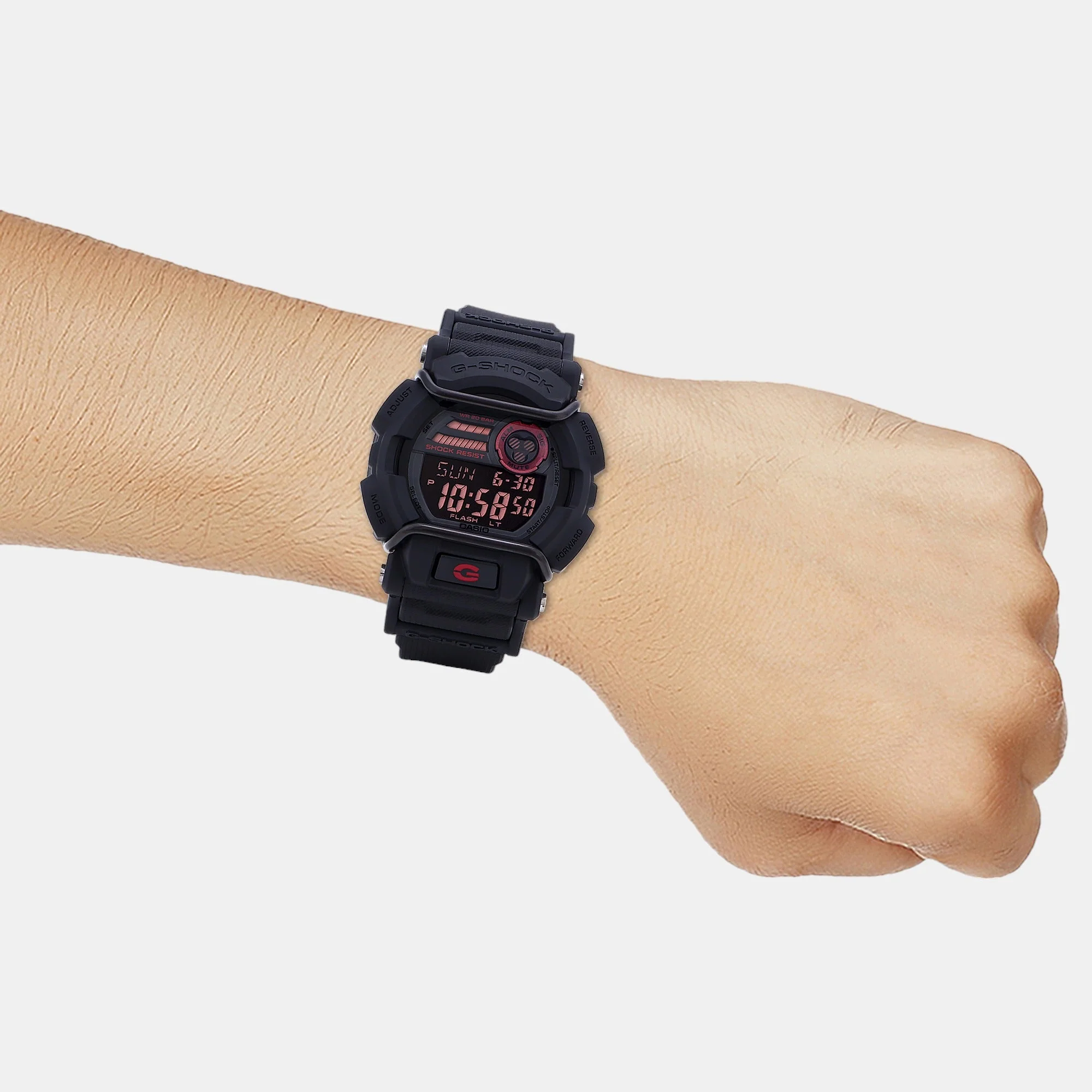 G-Shock Men Quartz Black Dial Digital Resin Watch G1432 - Image 7