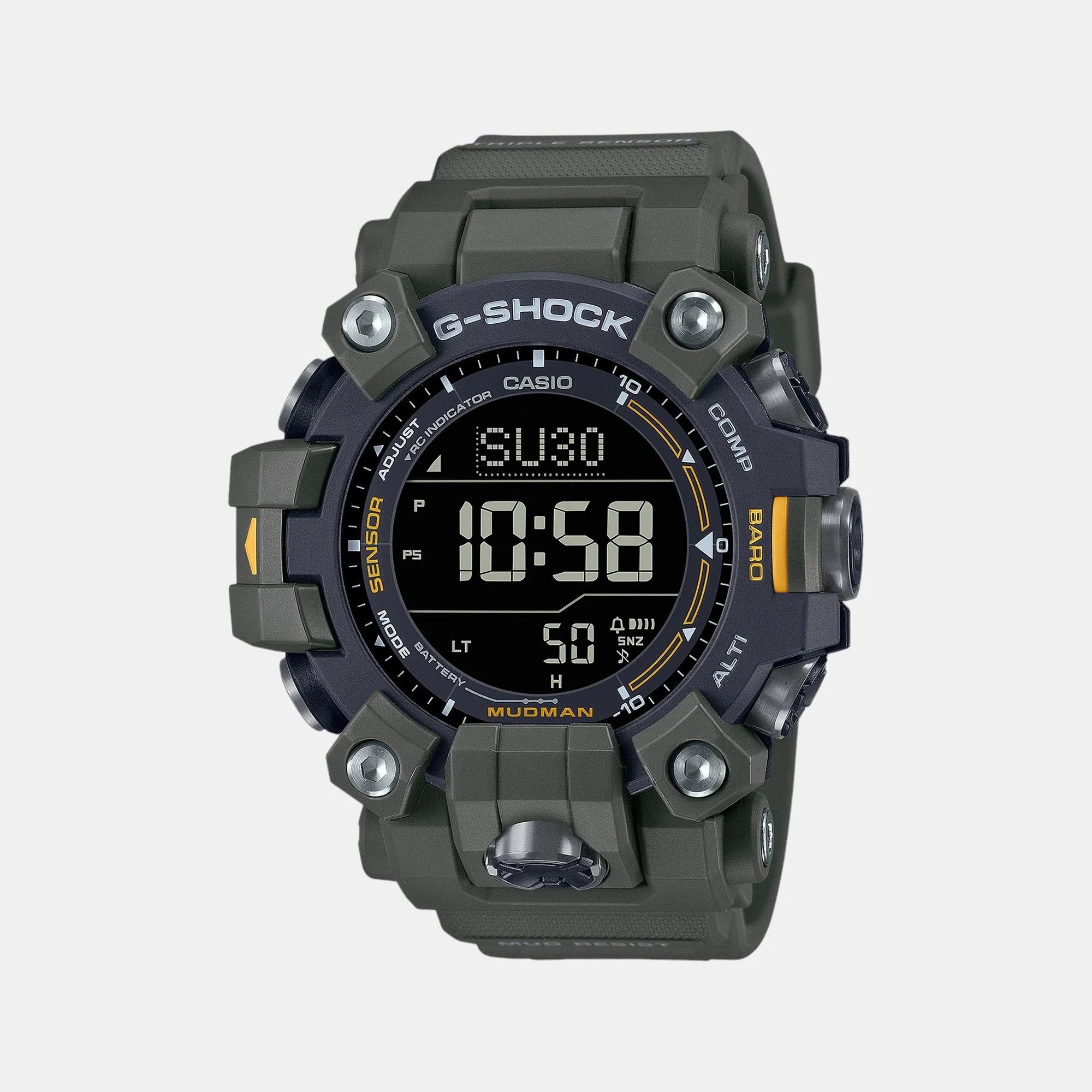 G-Shock Men Quartz Black Dial Digital Resin Watch G1445