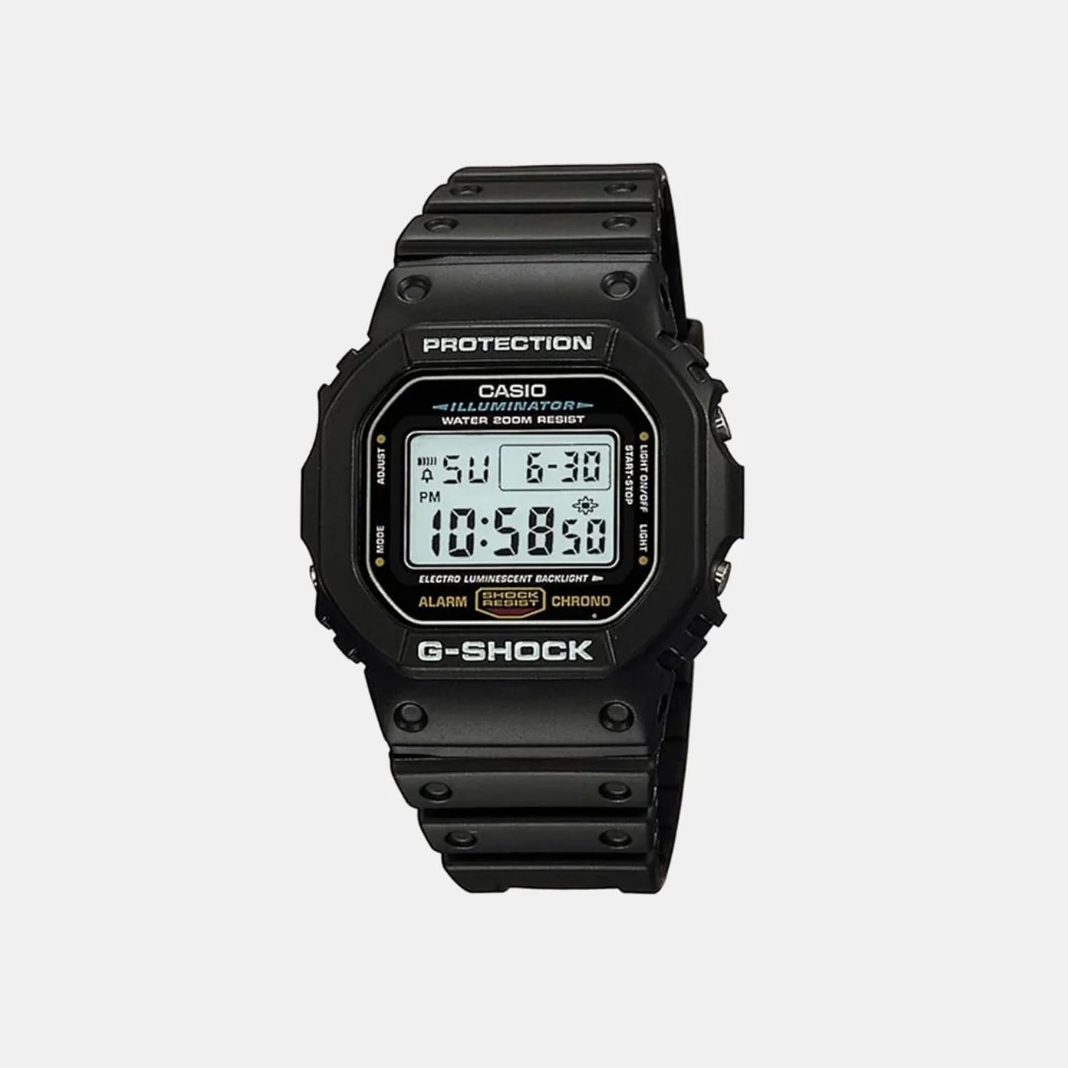 G-Shock Men Quartz Black Dial Digital Resin Watch G1514