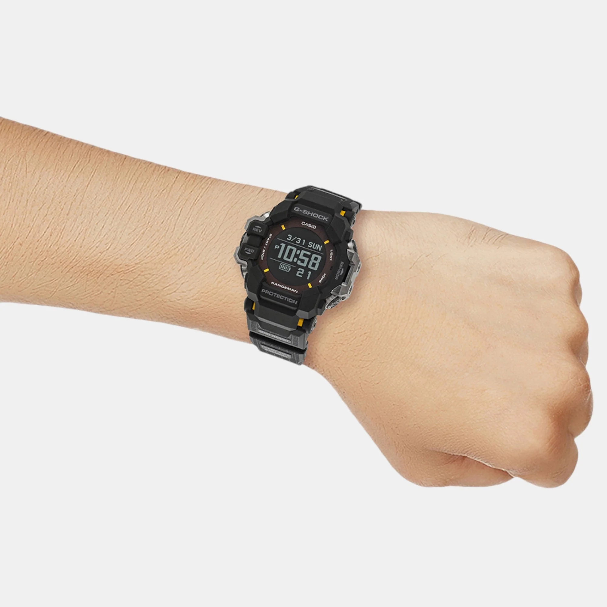 G-Shock Men Quartz Black Dial Digital Resin Watch G1529 - Image 7