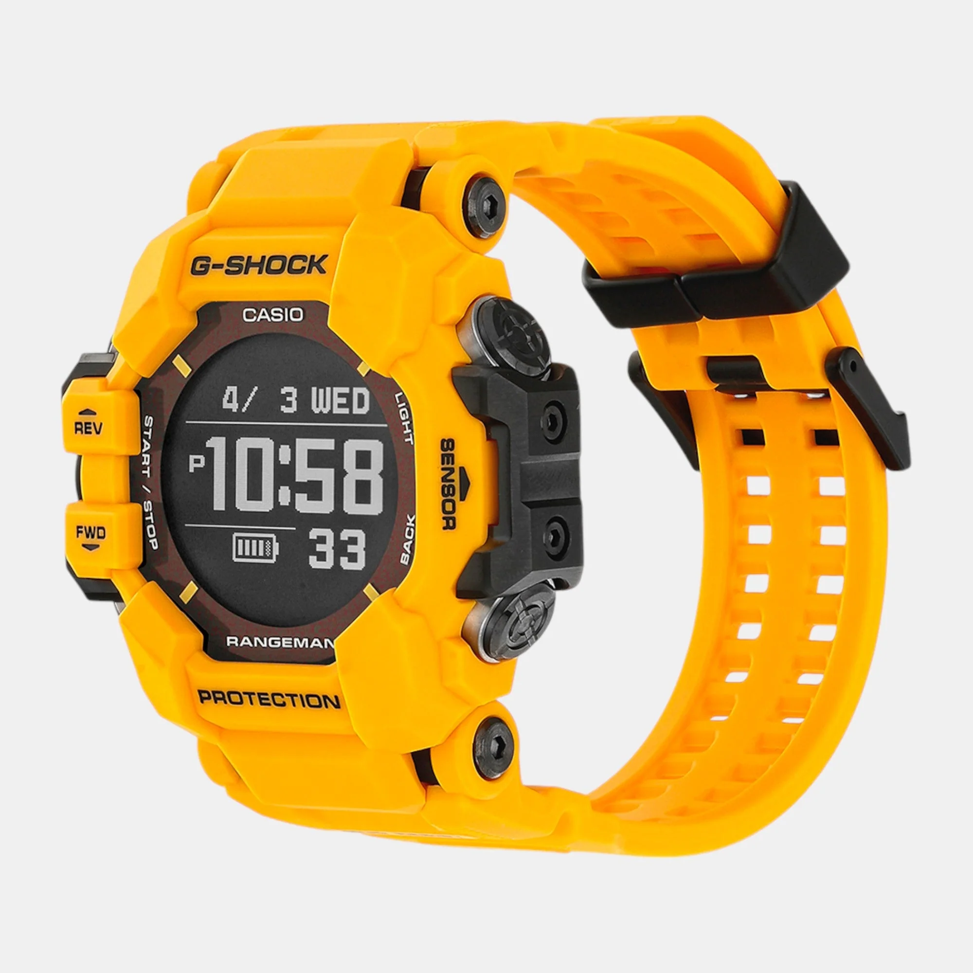 G-Shock Men Quartz Black Dial Digital Resin Watch G1530 - Image 2
