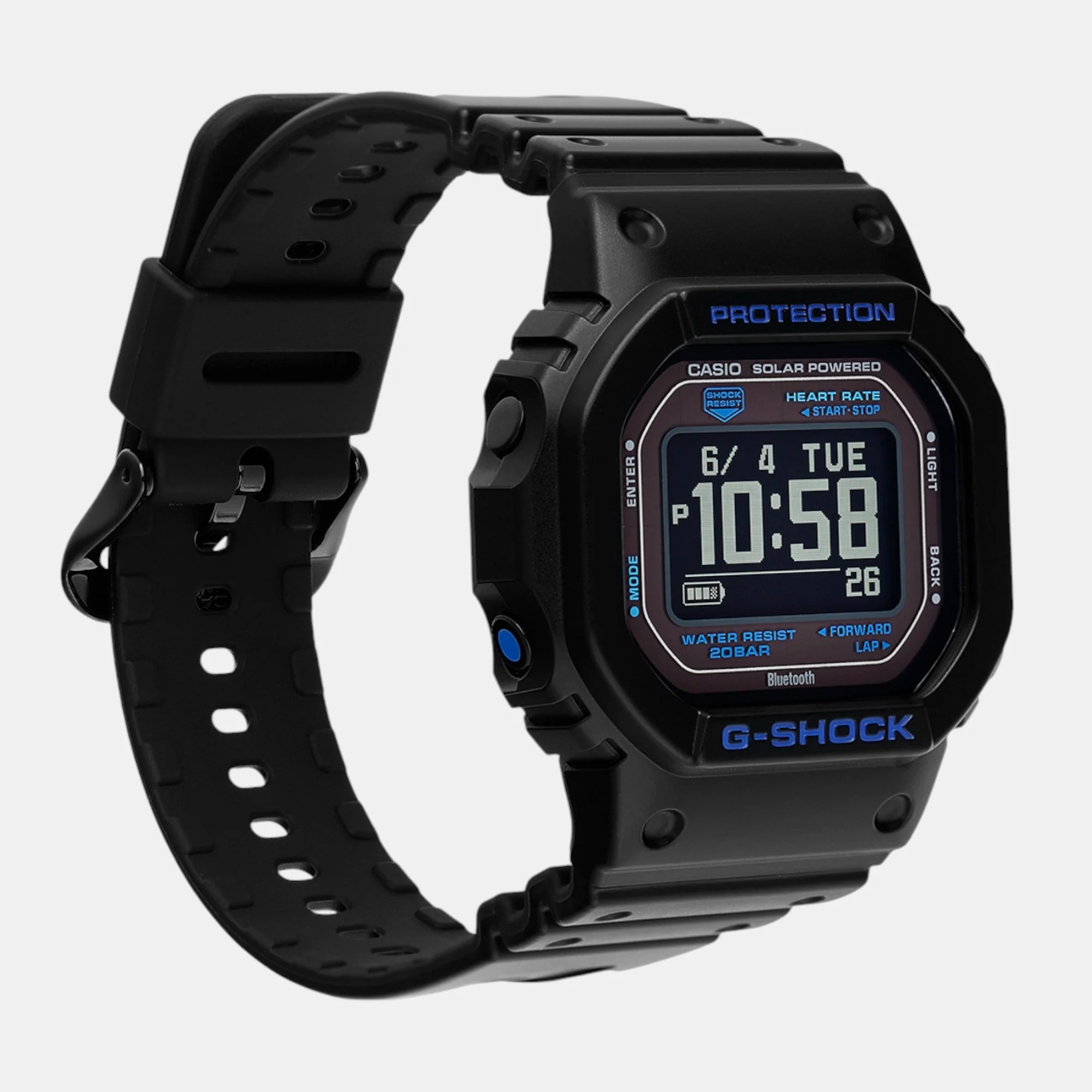 G-Shock Men Quartz Black Dial Digital Resin Watch G1545 - Image 3