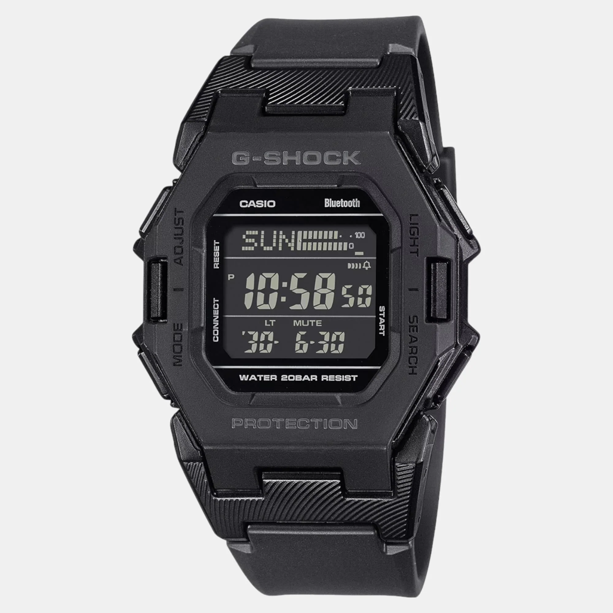 G-Shock Men Quartz Black Dial Digital Resin Watch G1555