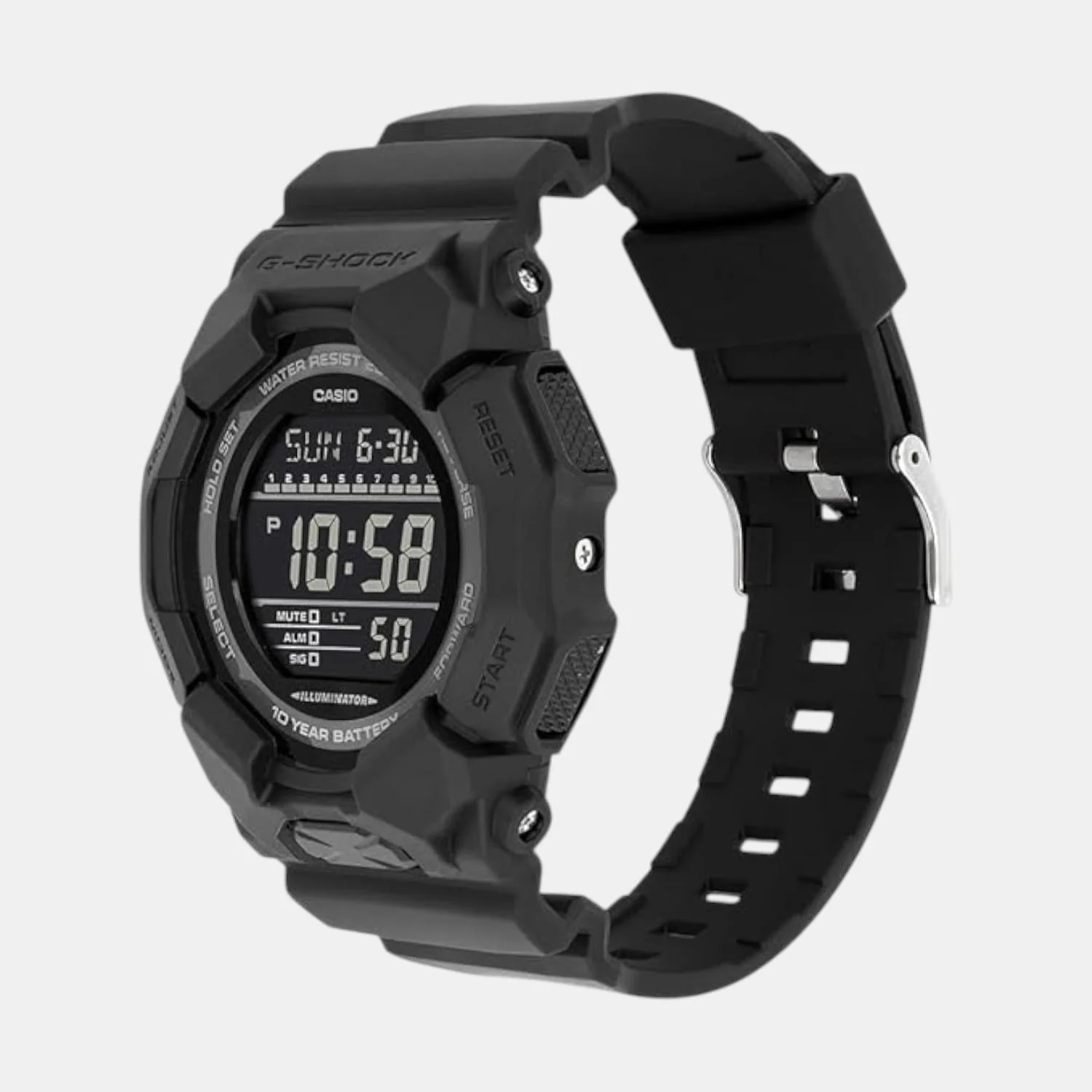G-Shock Men Quartz Black Dial Digital Resin Watch G1674 - Image 4