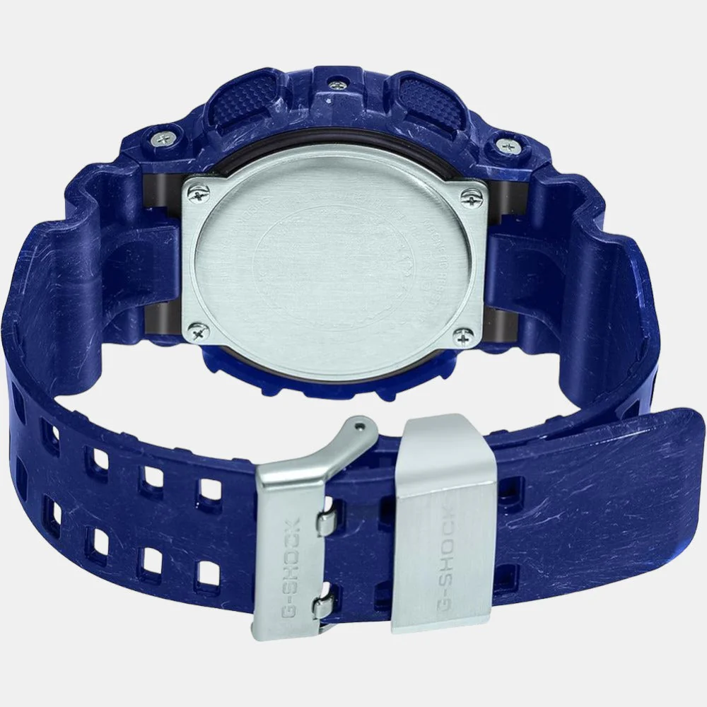 G-Shock Men Quartz Blue Dial Analog-Digital Resin Watch G1258 - Image 4