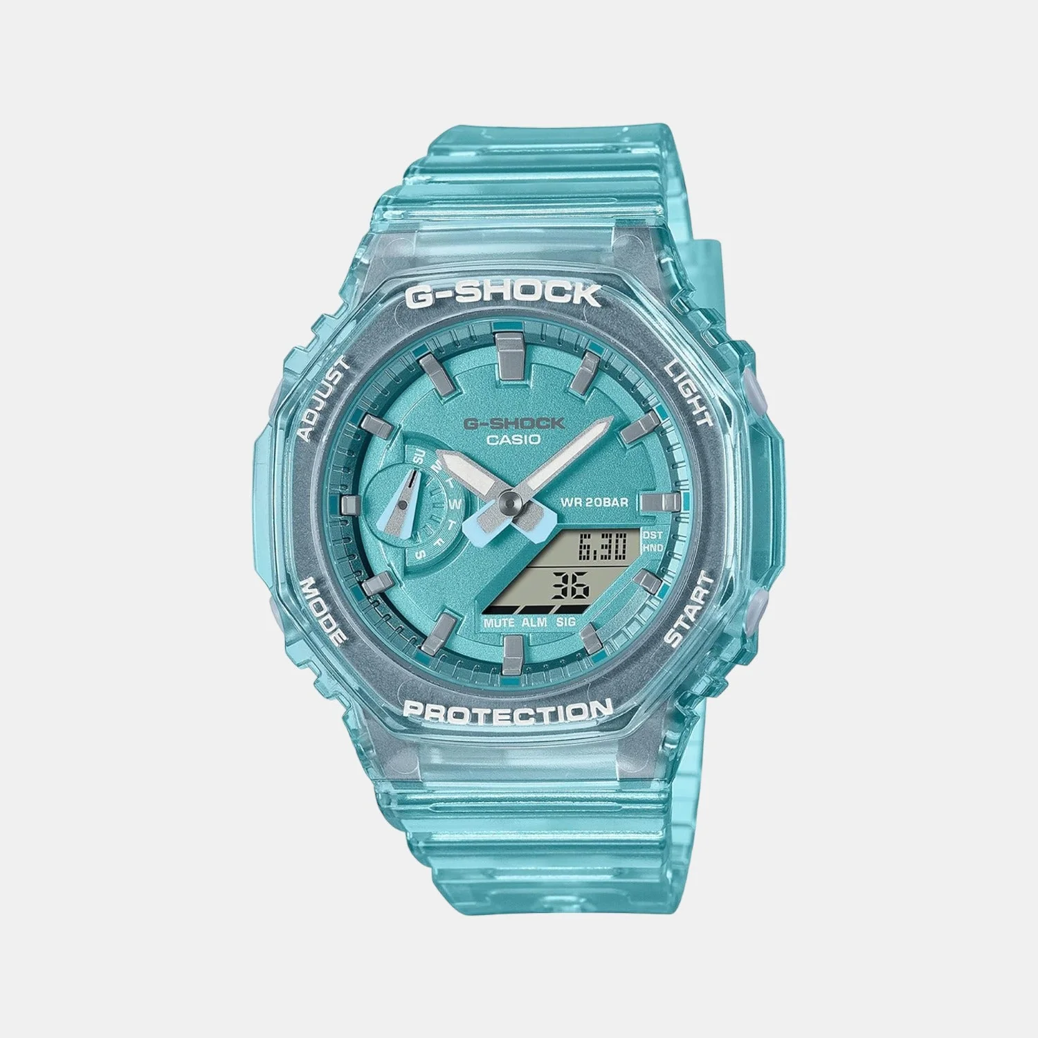 G-Shock Men Quartz Blue Dial Analog-Digital Resin Watch G1289