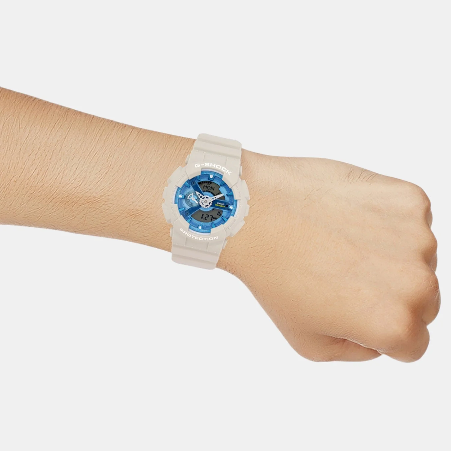 G-Shock Men Quartz Blue Dial Analog Resin Watch G1682 - Image 4