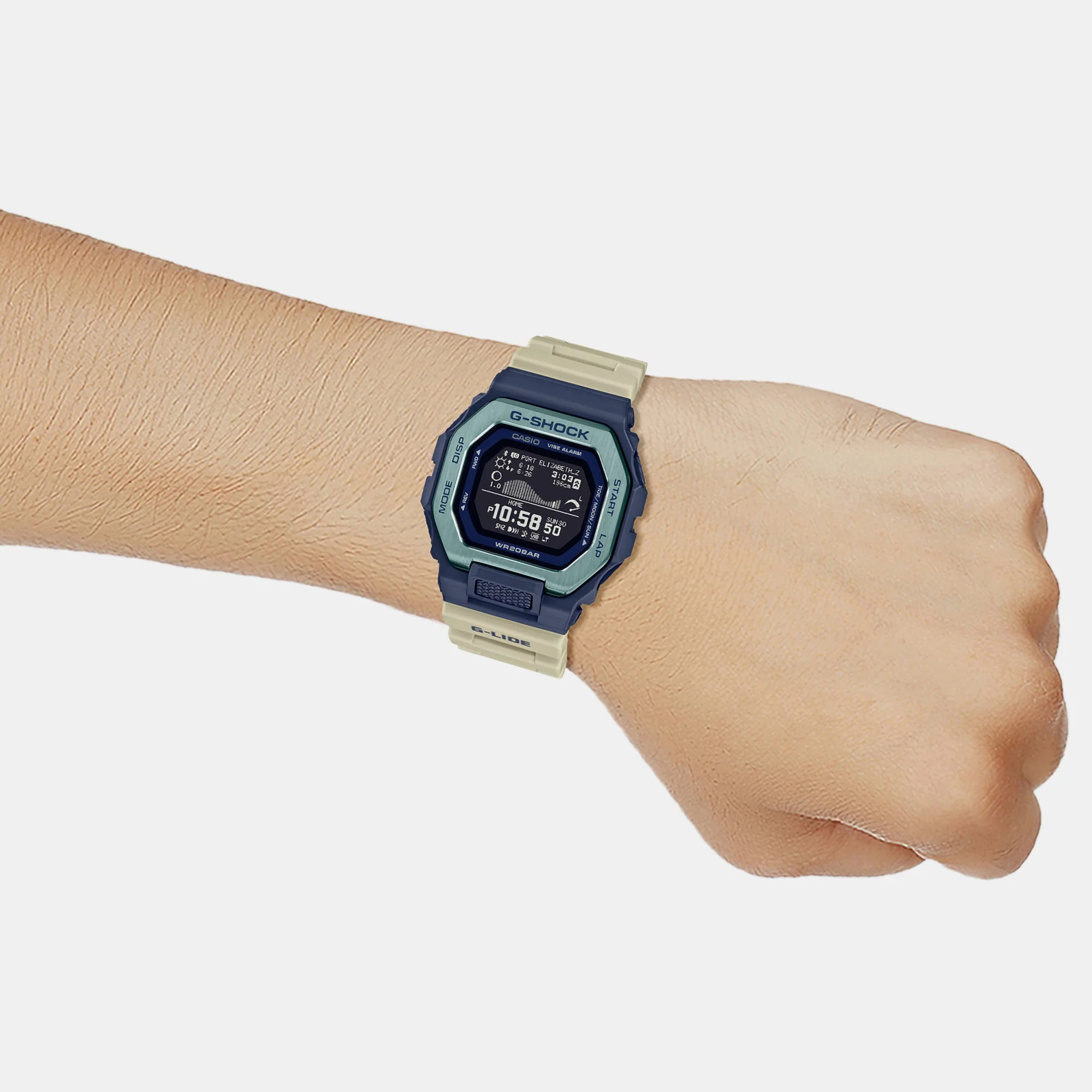G-Shock Men Quartz Blue Dial Digital Resin Watch G1390 - Image 7