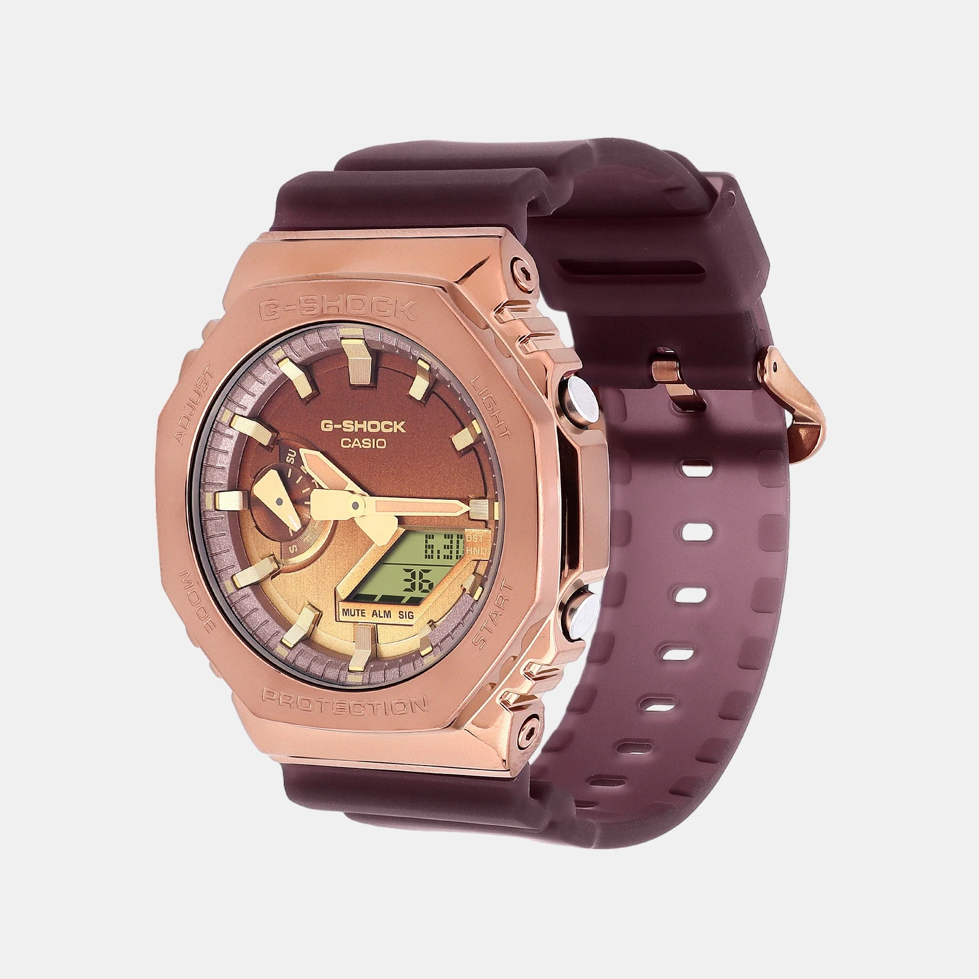 G-Shock Men Quartz Brown Dial Analog-Digital Resin Watch G1436 - Image 6