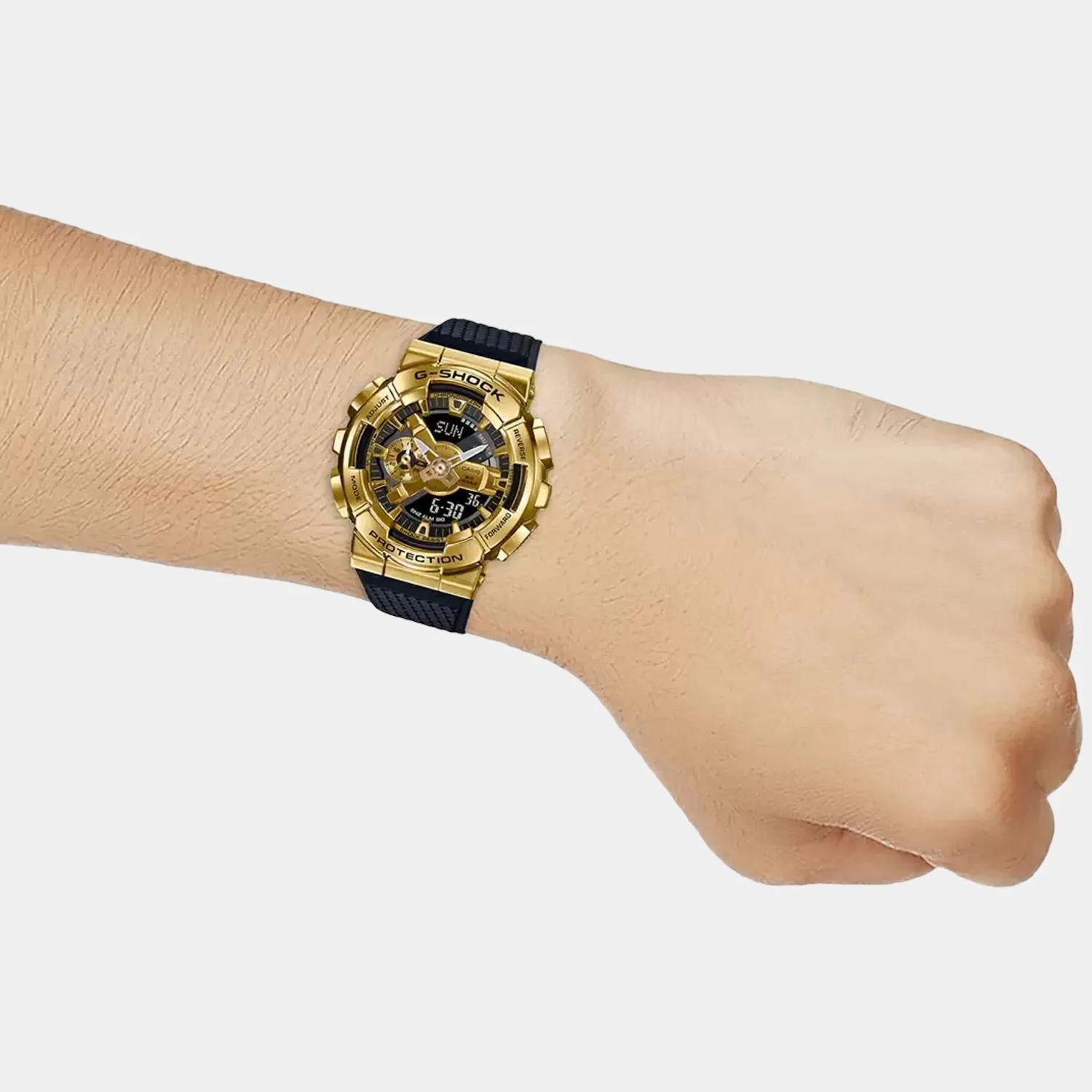G-Shock Men Quartz Gold Dial Analog-Digital Resin Watch G1053 - Image 7