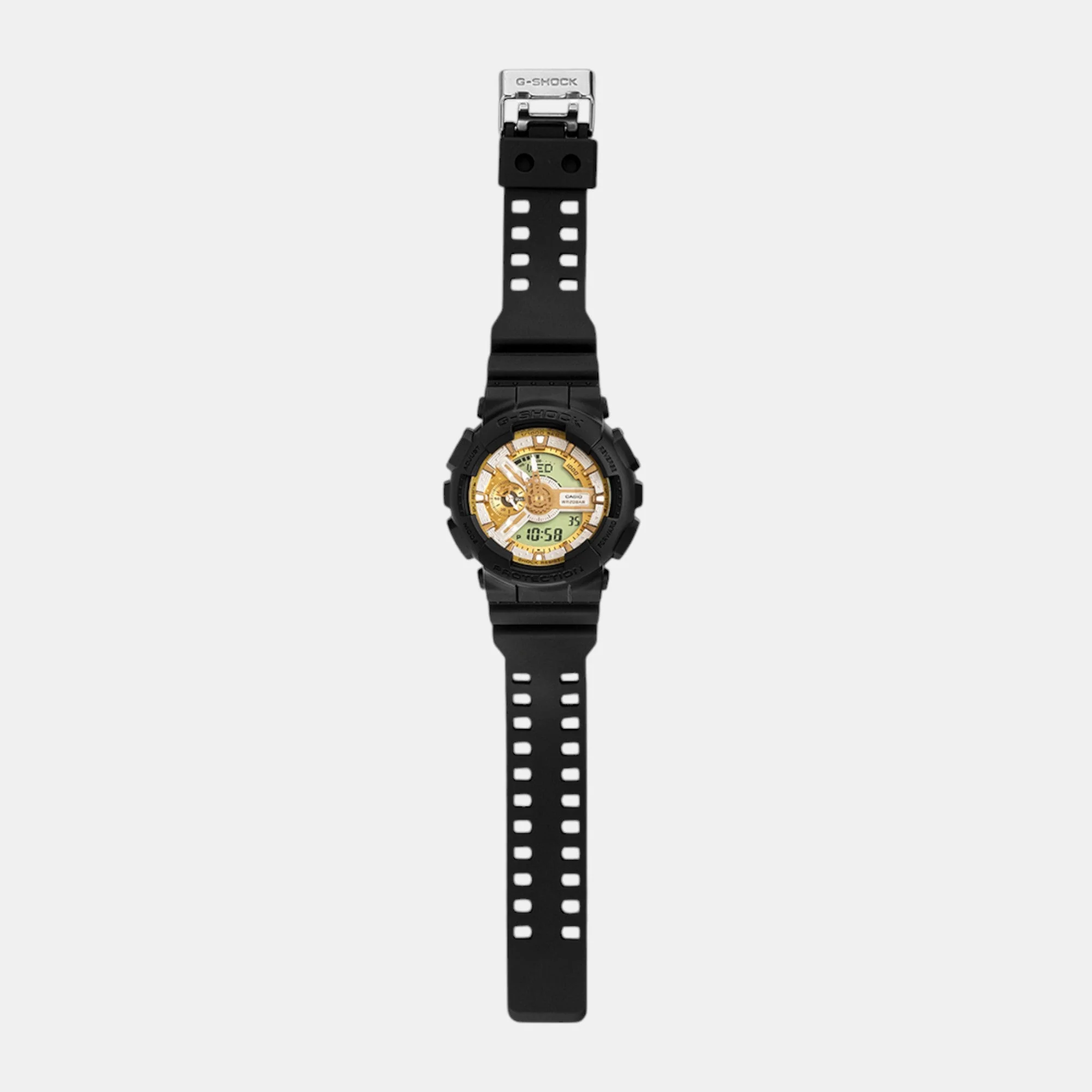 G-Shock Men Quartz Gold Dial Analog-Digital Resin Watch G1520 - Image 8