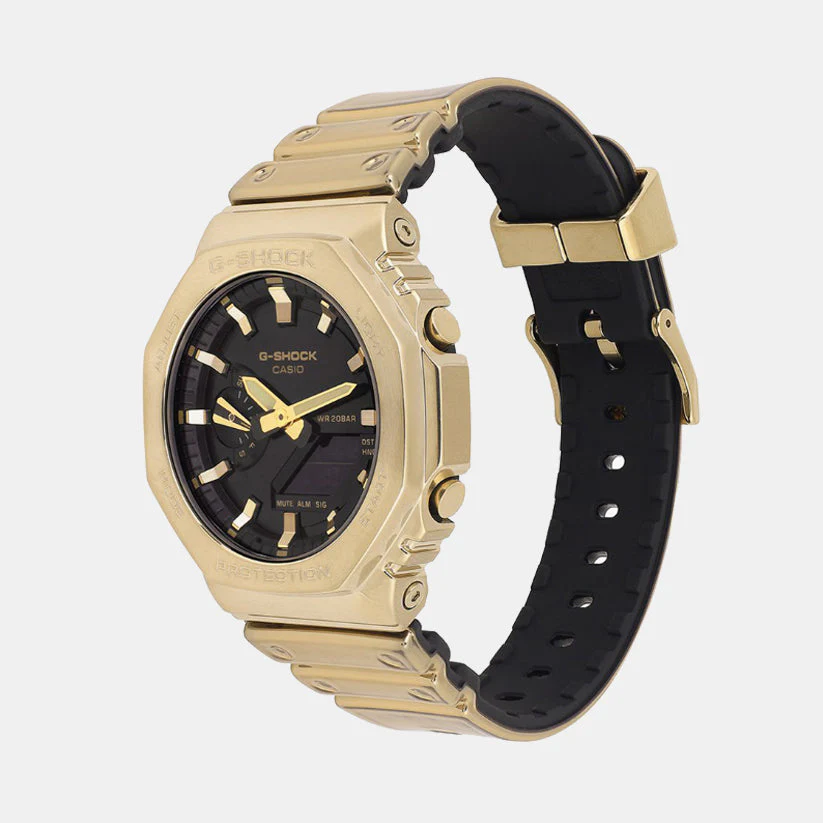 G-Shock Men Quartz Gold Dial Analog-Digital Resin Watch G1669 - Image 3
