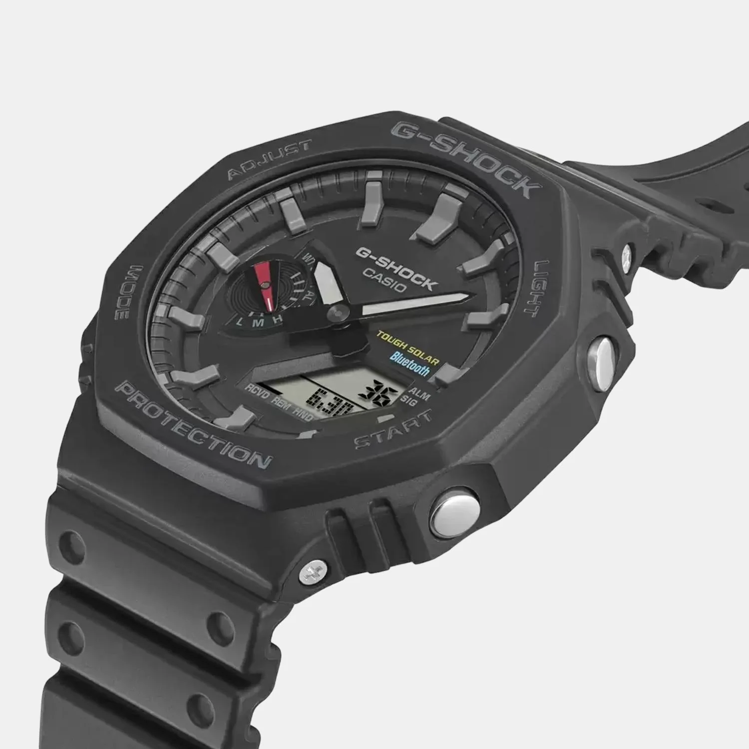 G-Shock Men Quartz Grey Dial Analog-Digital Resin Watch G1241 - Image 2