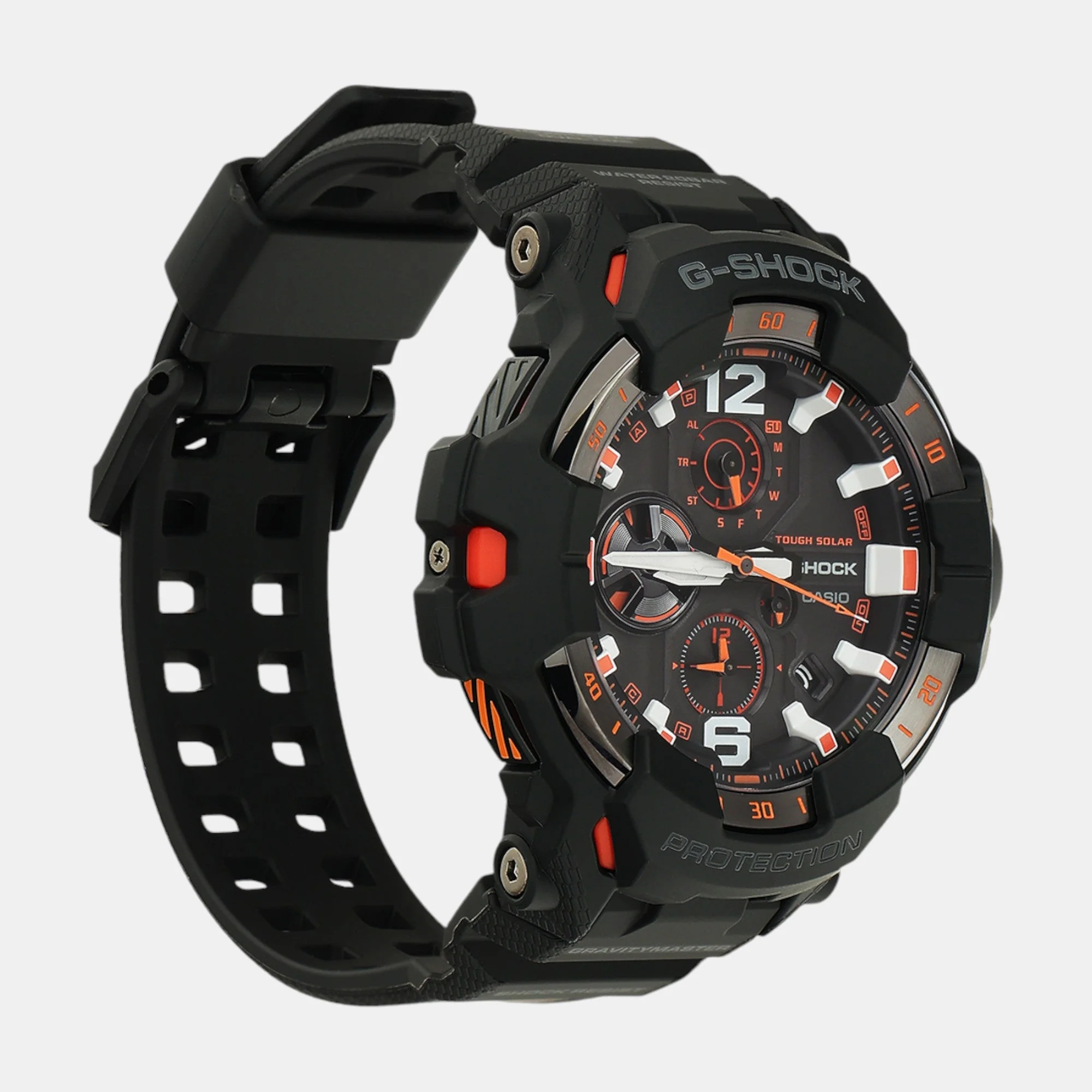 G-Shock Men Quartz Grey Dial Analog Resin Watch G1568 - Image 2
