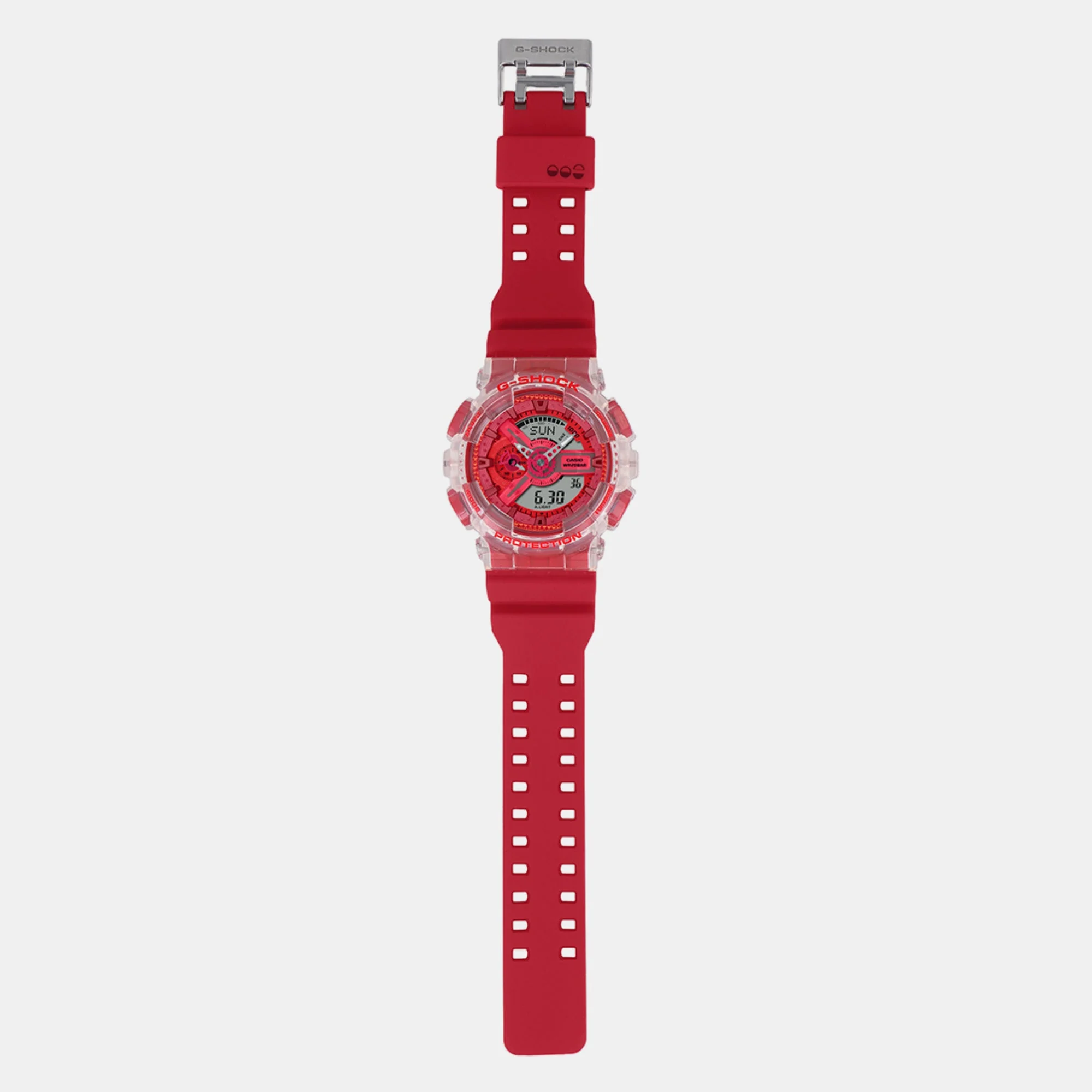 G-Shock Men Quartz Red Dial Analog-Digital Resin Watch G1366 - Image 5
