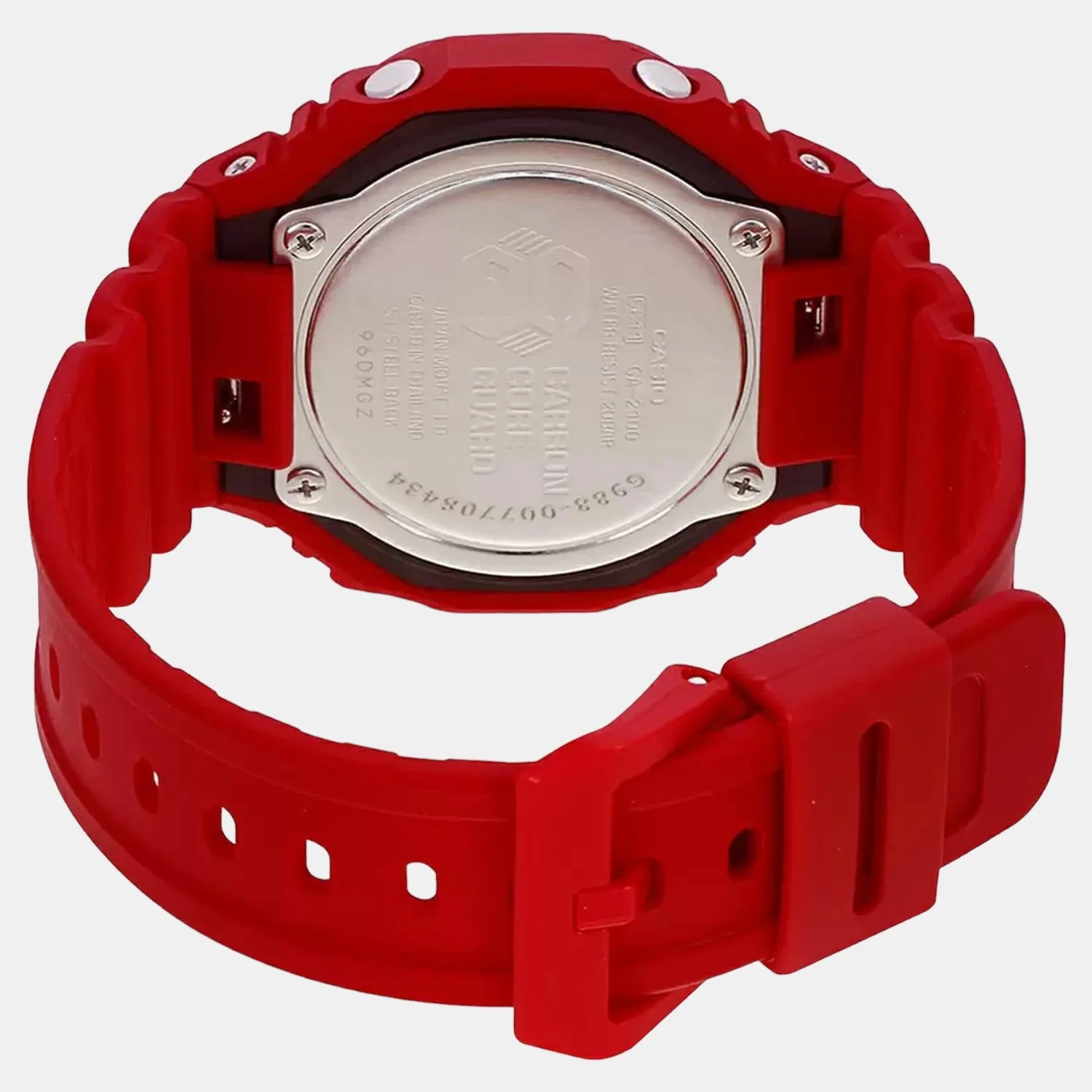G-Shock Men Quartz Red Dial Analog-Digital Resin Watch G988 - Image 5