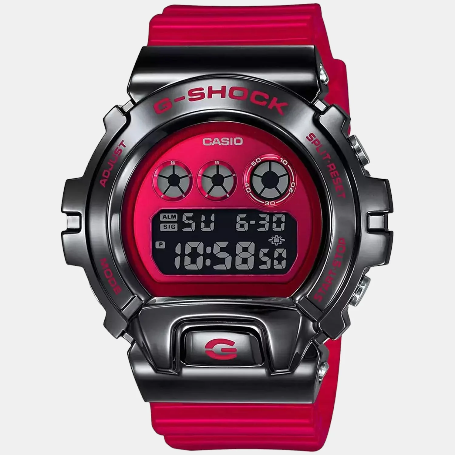 G-Shock Men Quartz Red Dial Digital Resin Watch G1026 - Image 2