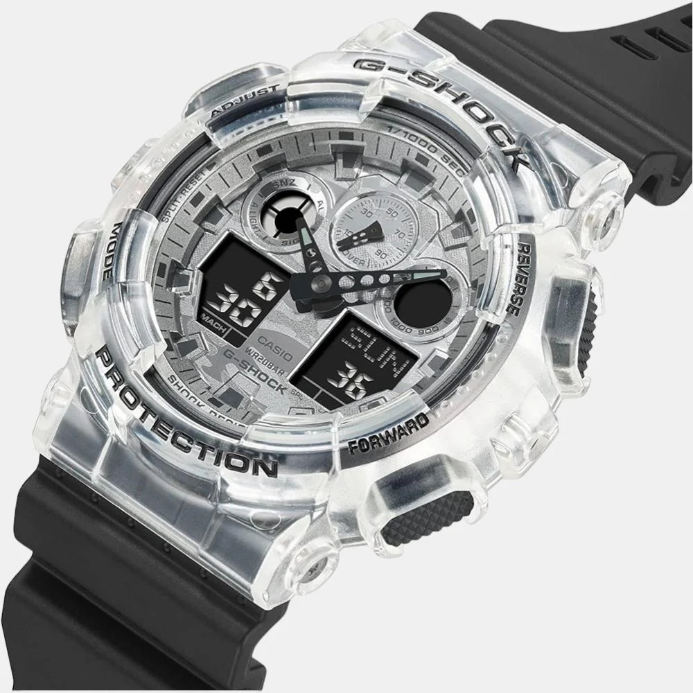 G-Shock Men Quartz Silver Dial Analog-Digital Resin Watch G1281 - Image 2