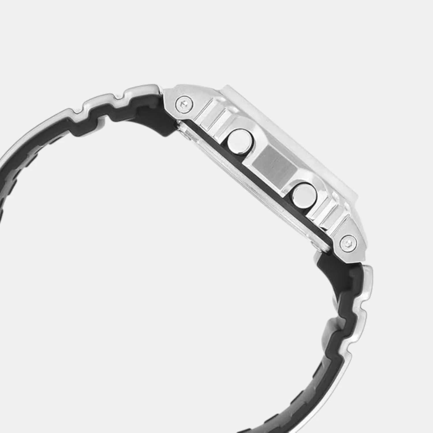 G-Shock Men Quartz Silver Dial Digital Resin Watch G1666 - Image 3