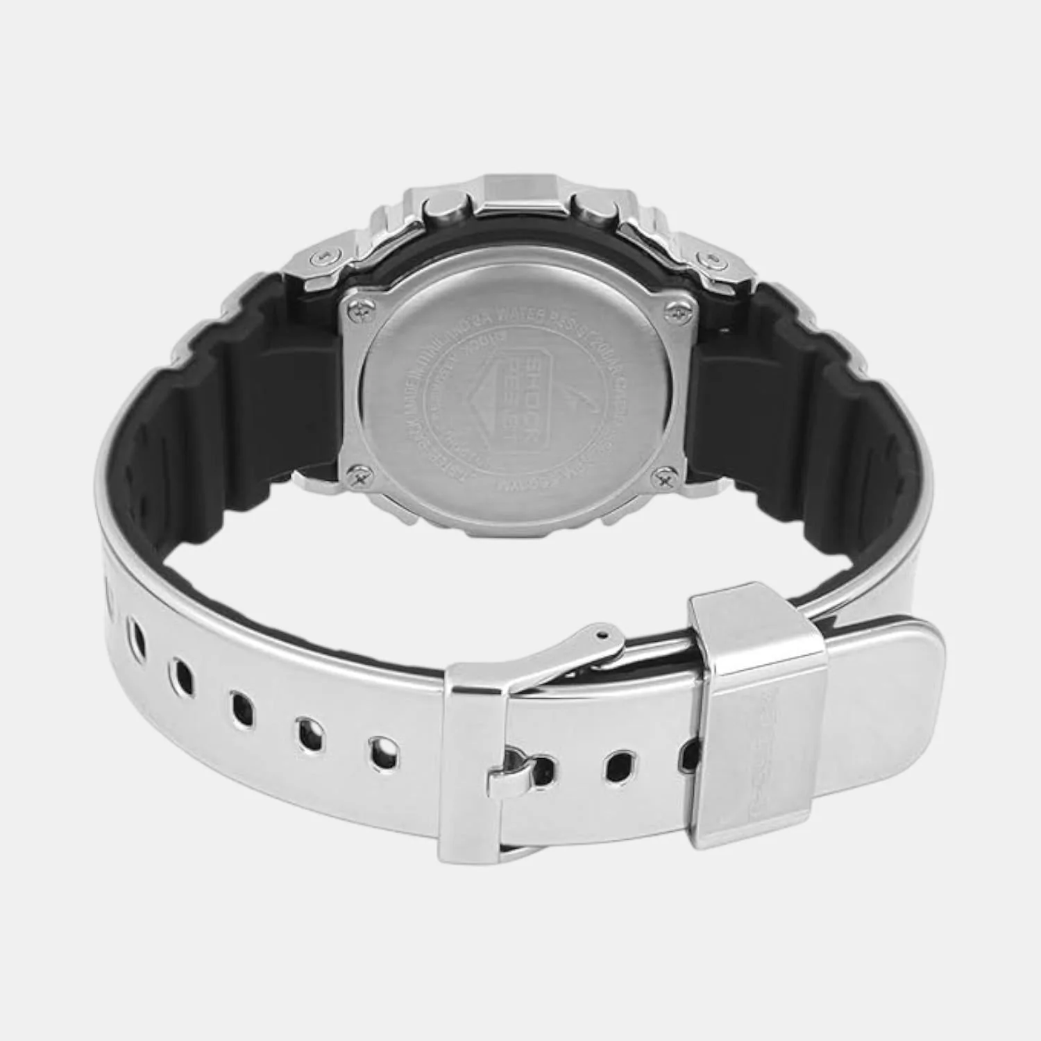 G-Shock Men Quartz Silver Dial Digital Resin Watch G1666 - Image 5