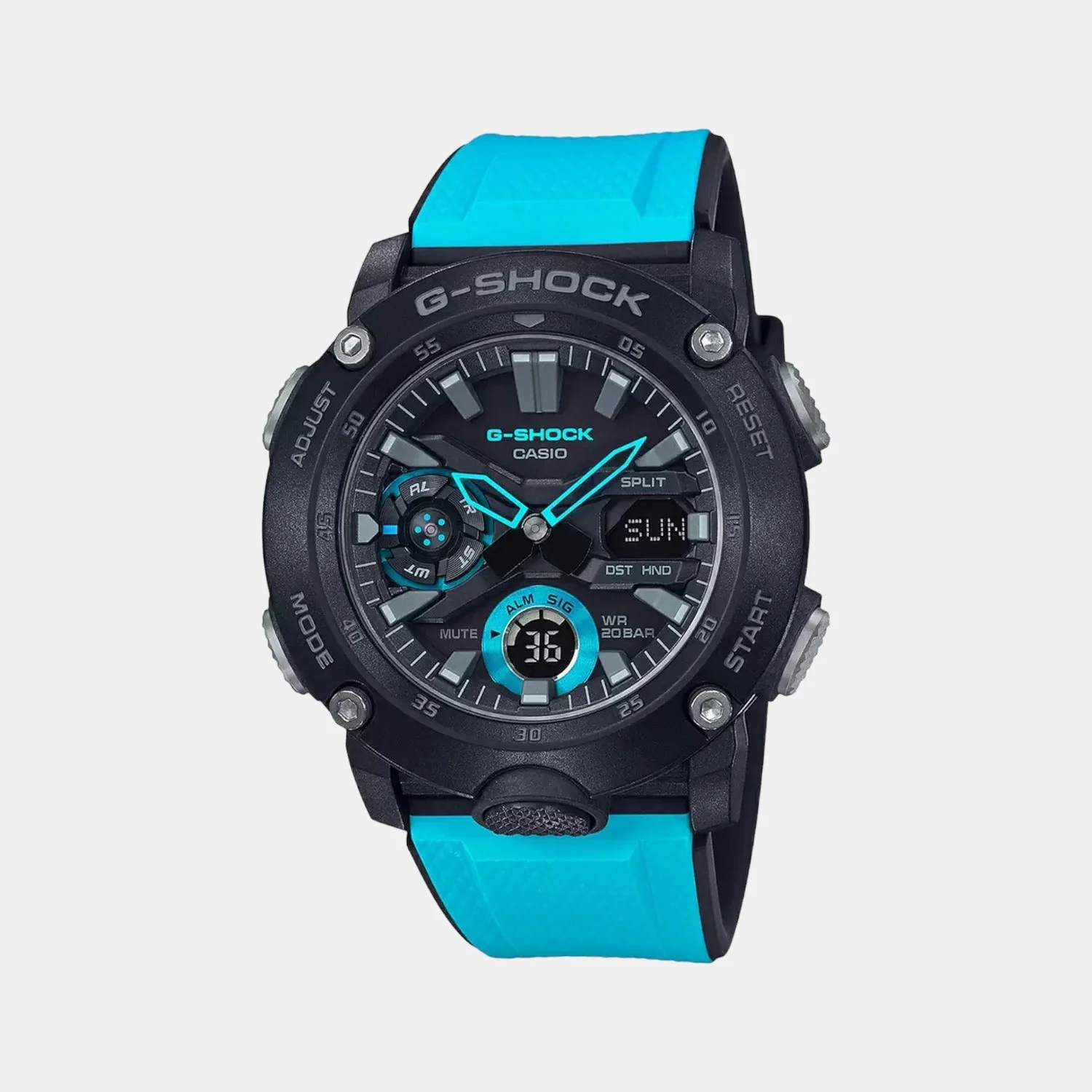 G-Shock Men Quartz Two Tone Dial Analog-Digital Resin Watch G942