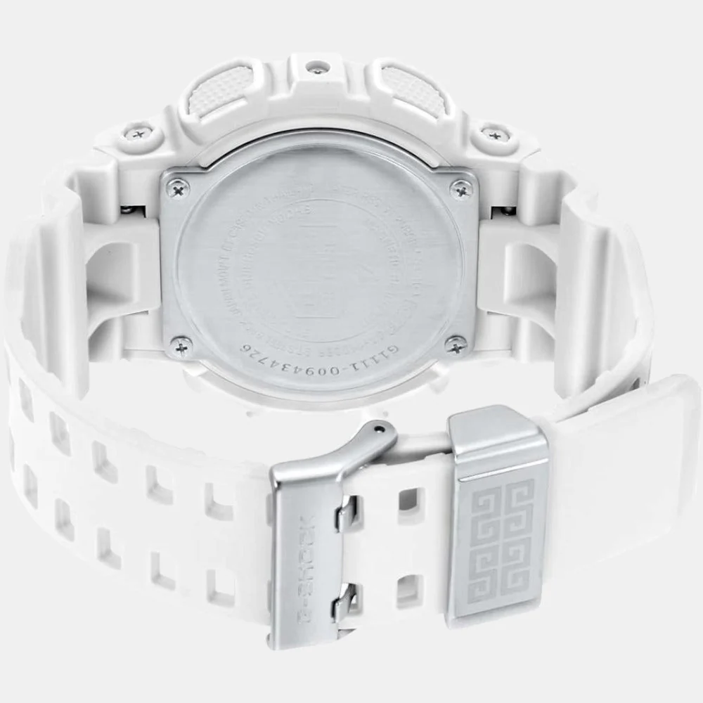 G-Shock Men Quartz White Dial Analog-Digital Resin Watch G1111 - Image 4