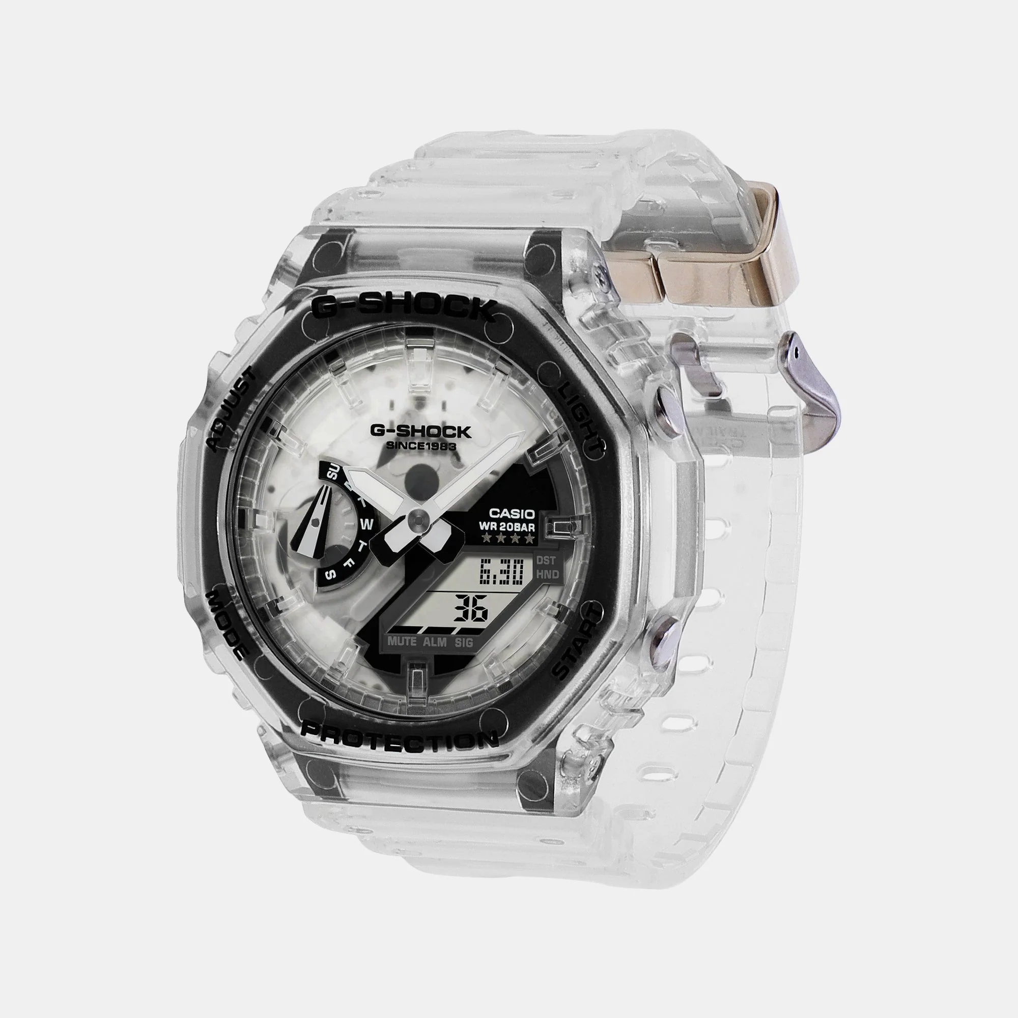 G-Shock Men Quartz White Dial Analog-Digital Resin Watch G1442 - Image 2