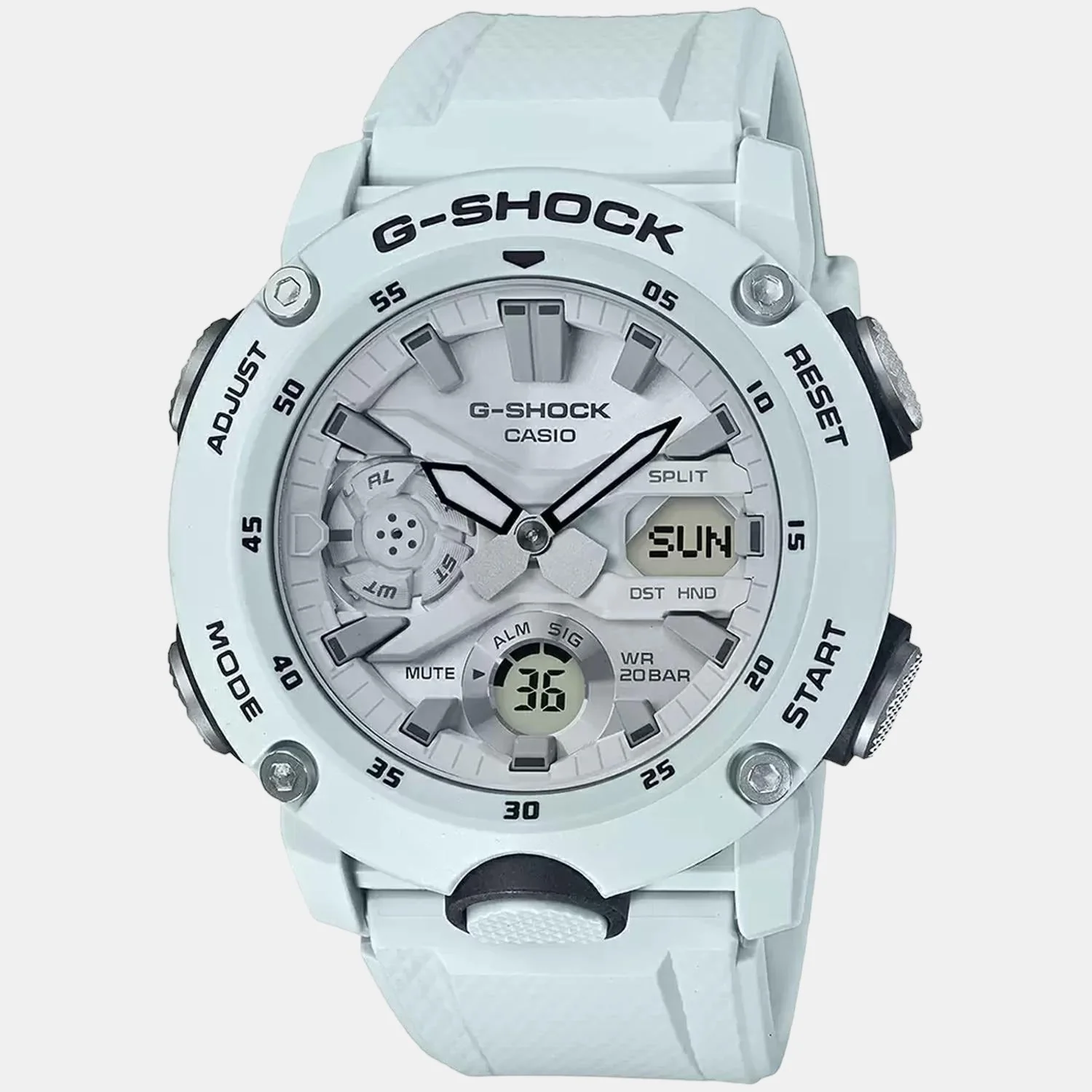 G-Shock Men Quartz White Dial Analog-Digital Resin Watch G971 - Image 2