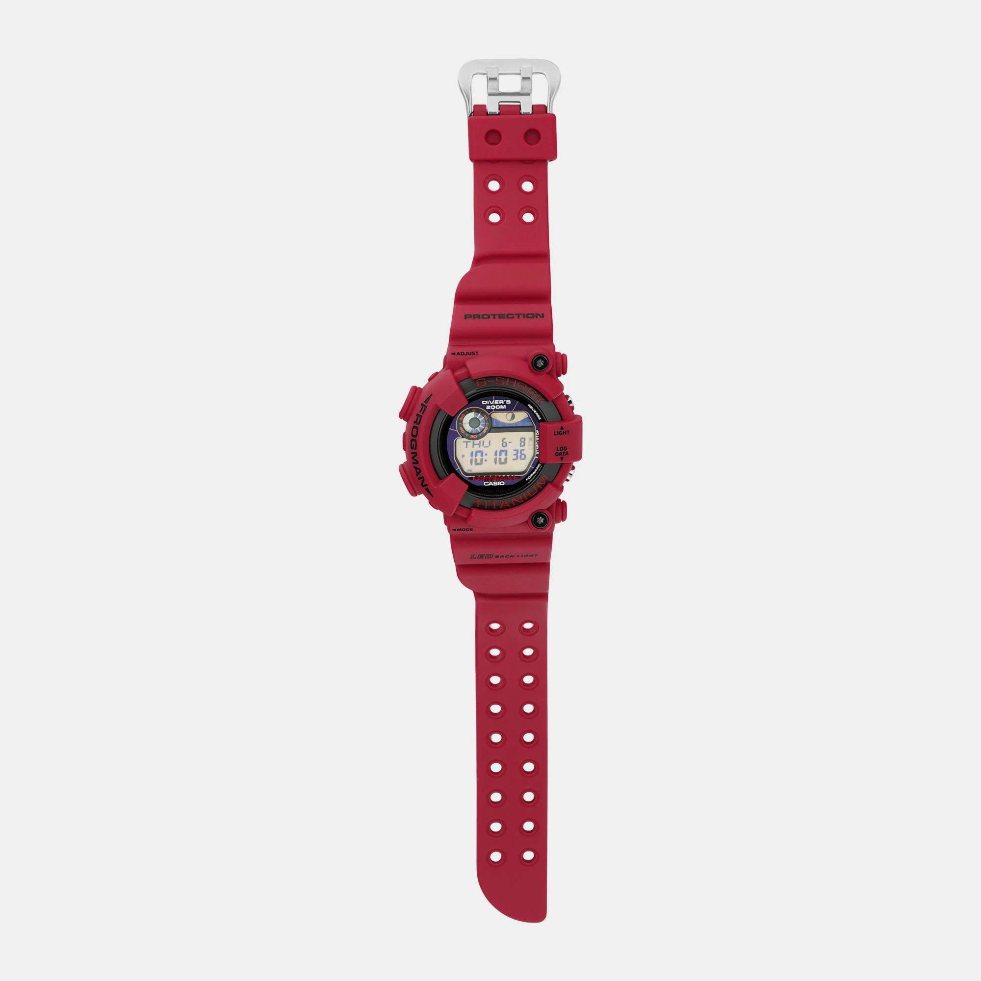 G-Shock Men Solar Red Dial Digital Resin Watch G1394 - Image 8