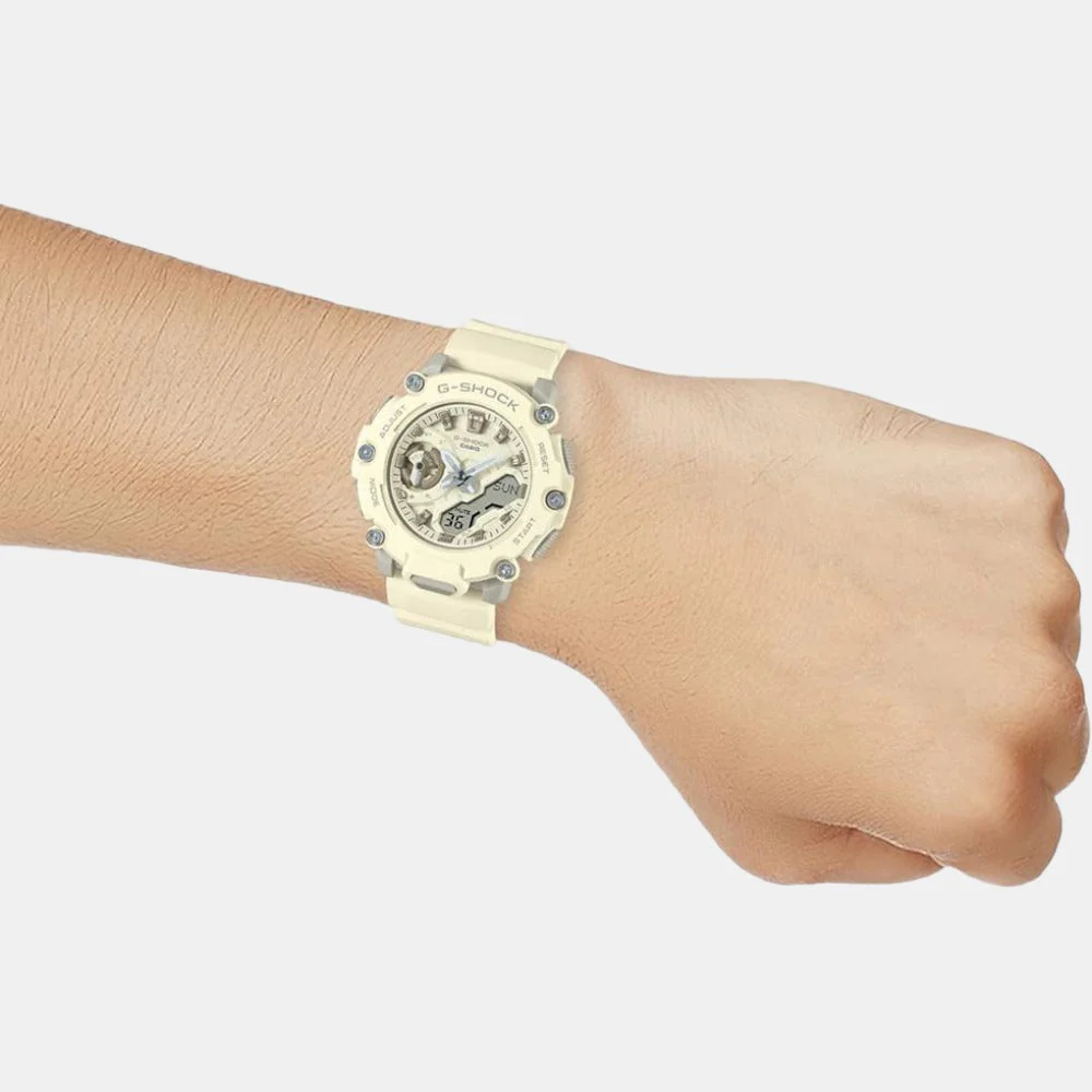 G-Shock Women Quartz Beige Dial Analog-Digital Resin Watch G1252 - Image 6