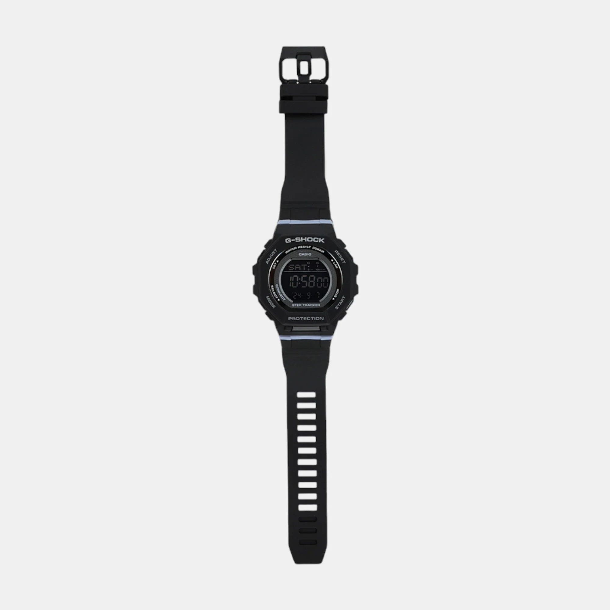 G-Shock Women Quartz Black Dial Digital Resin Watch G1617 - Image 8