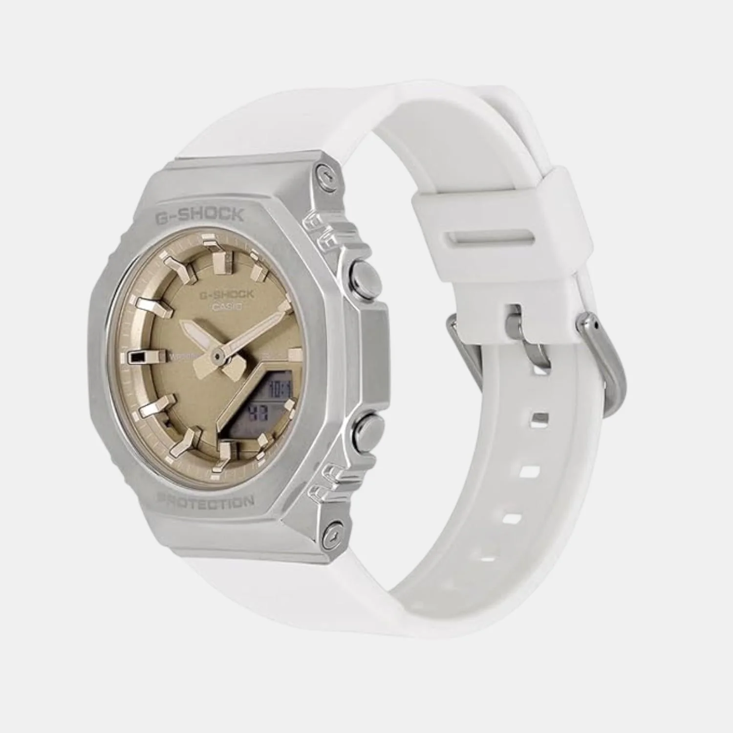 G-Shock Women Quartz Gold Dial Analog-Digital Resin Watch G1657 - Image 2