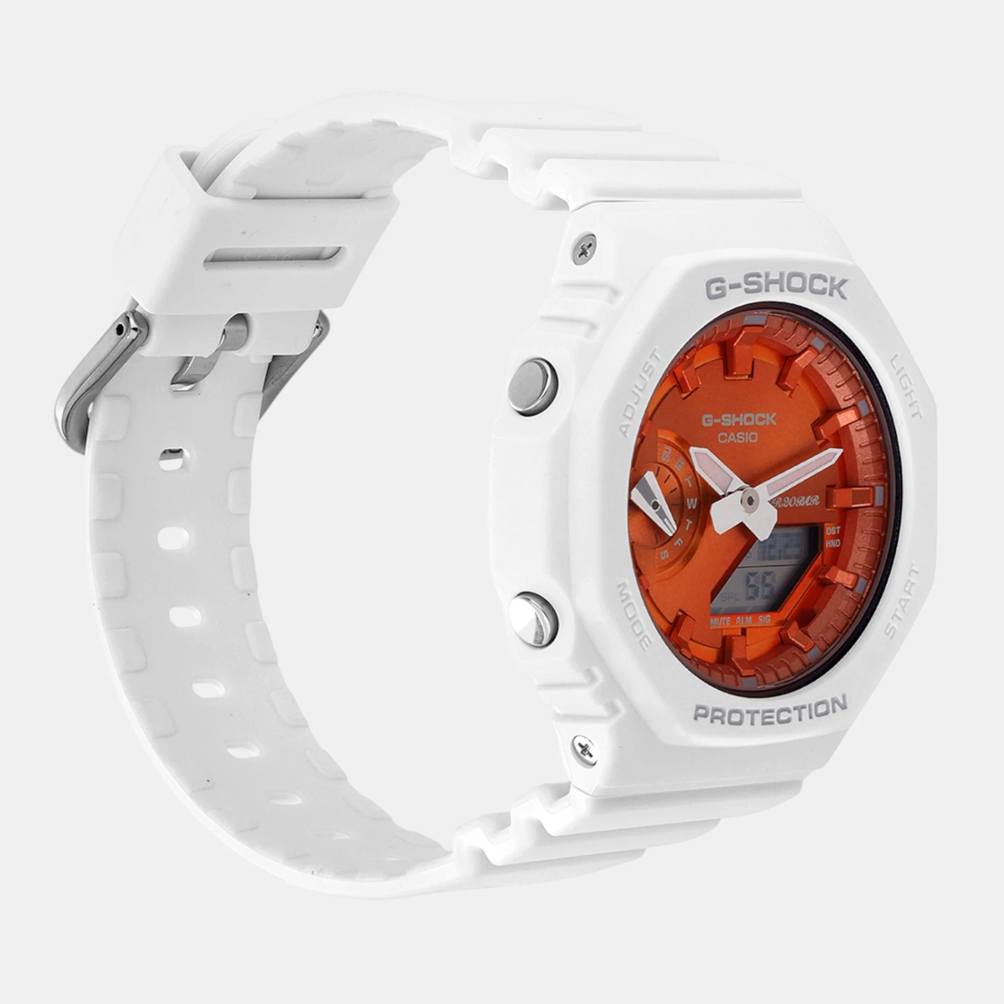 G-Shock Women Quartz Orange Dial Analog-Digital Resin Watch G1491 - Image 3