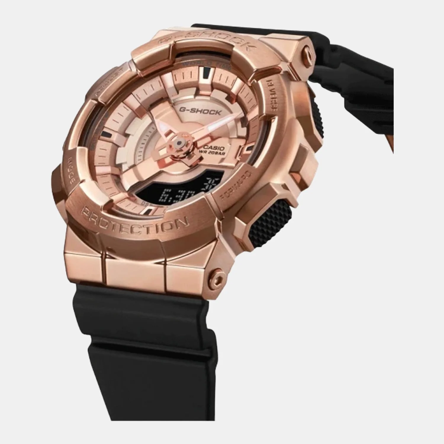 G-Shock Women Quartz Rose Gold Dial Analog-Digital Resin Watch G1315 - Image 2