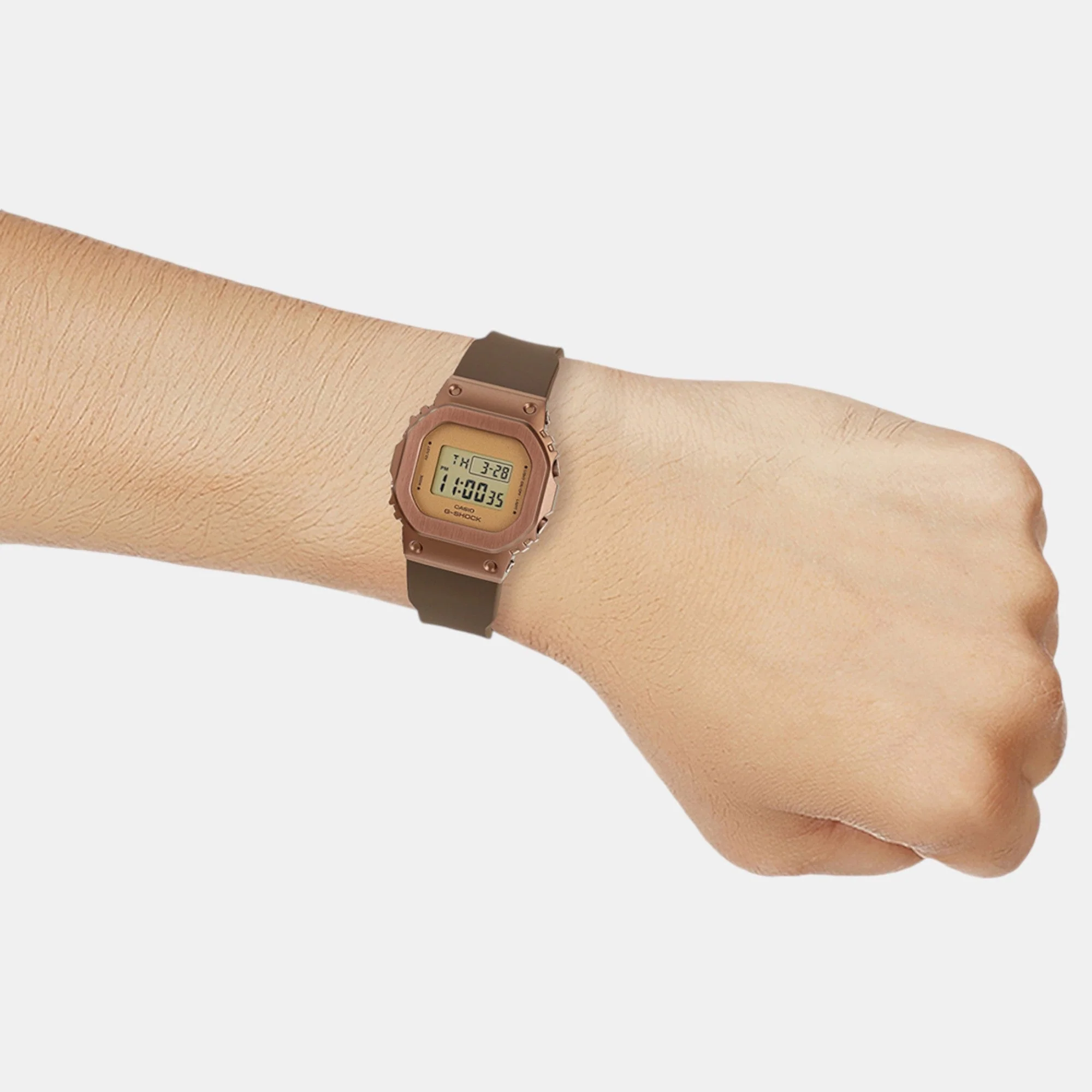 G-Shock Women Quartz Rose Gold Dial Digital Resin Watch G1534 - Image 8