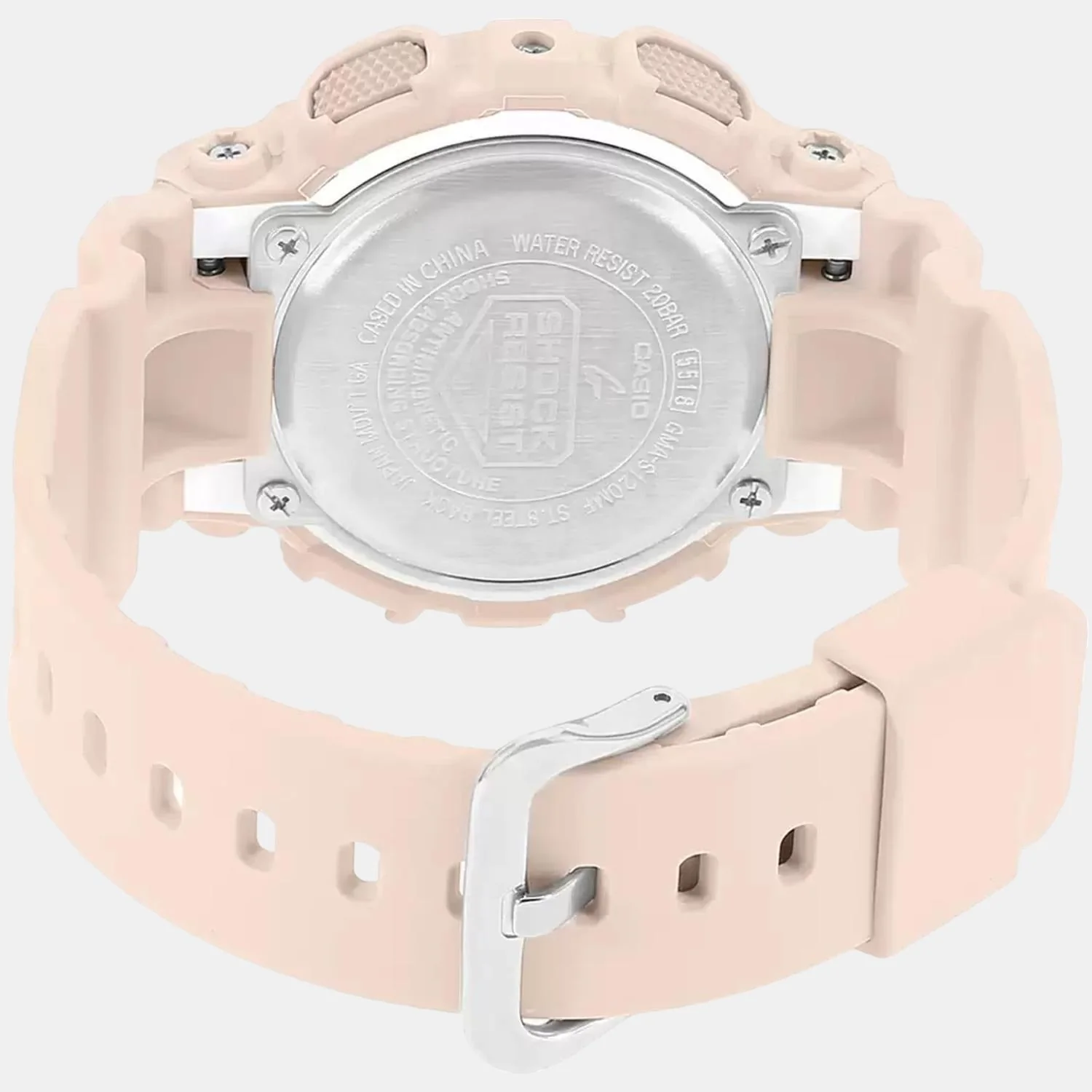 G-Shock Women Quartz Silver Dial Analog-Digital Resin Watch G732 - Image 5
