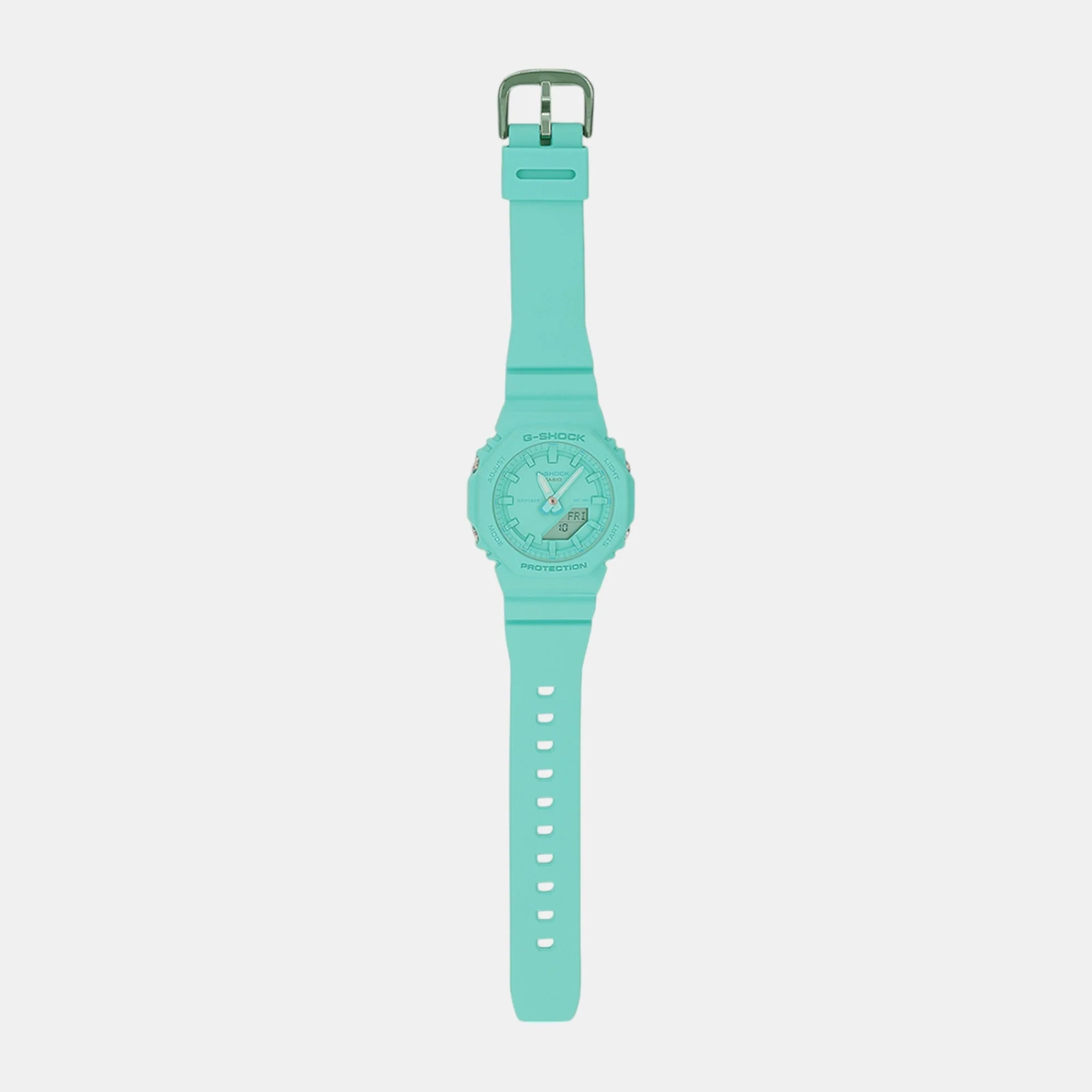 G-Shock Women Quartz Turquoise Blue Dial Analog-Digital Resin Watch G1531 - Image 7