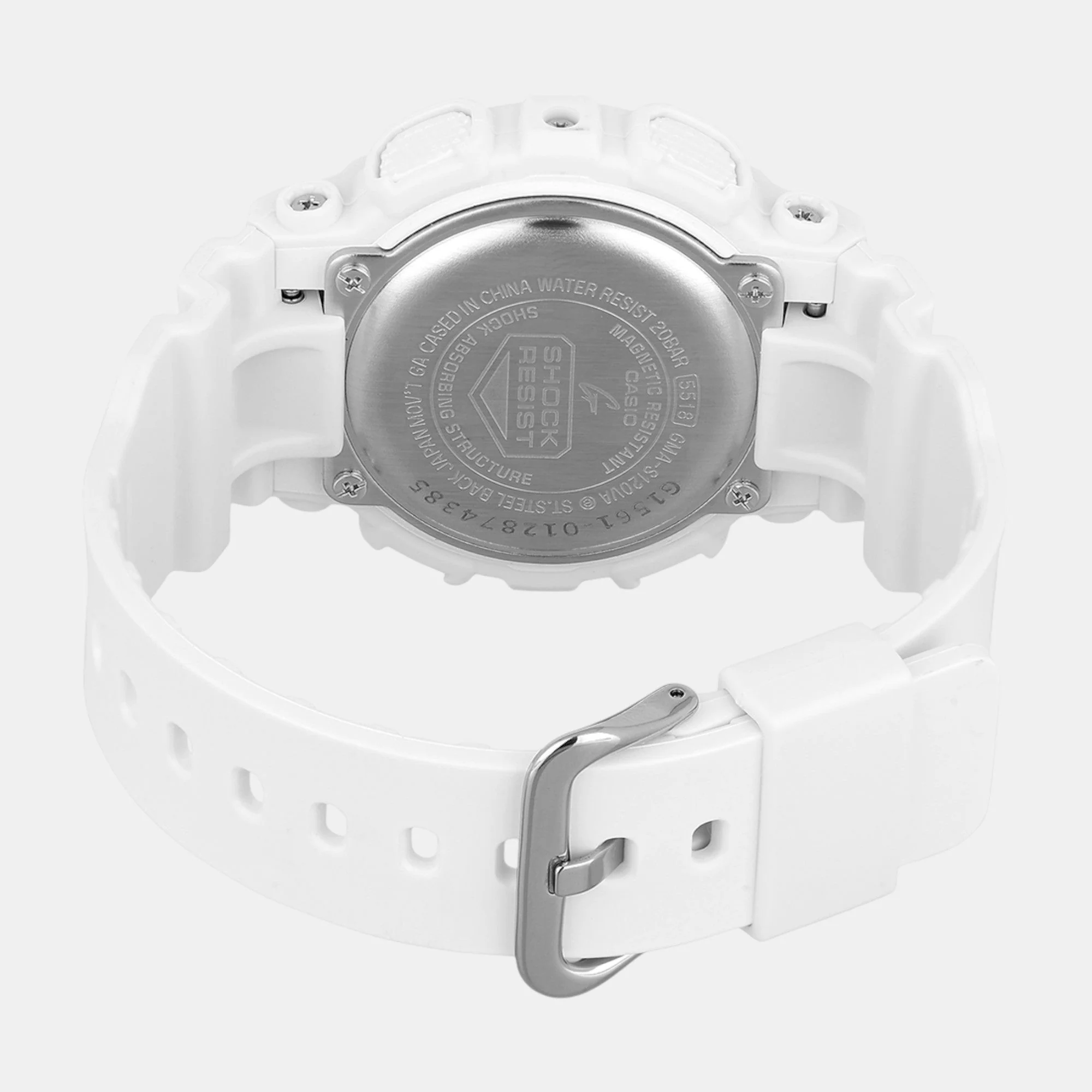 G-Shock Women Quartz White Dial Analog-Digital Resin Watch G1561 - Image 6