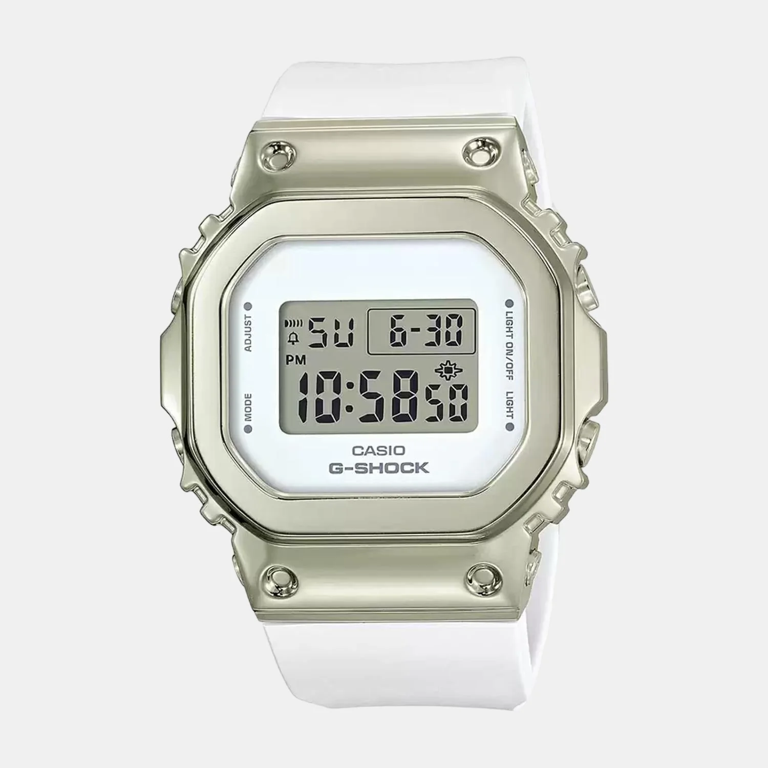 G-Shock Women Quartz White Dial Digital Resin Watch G1069 - Image 2