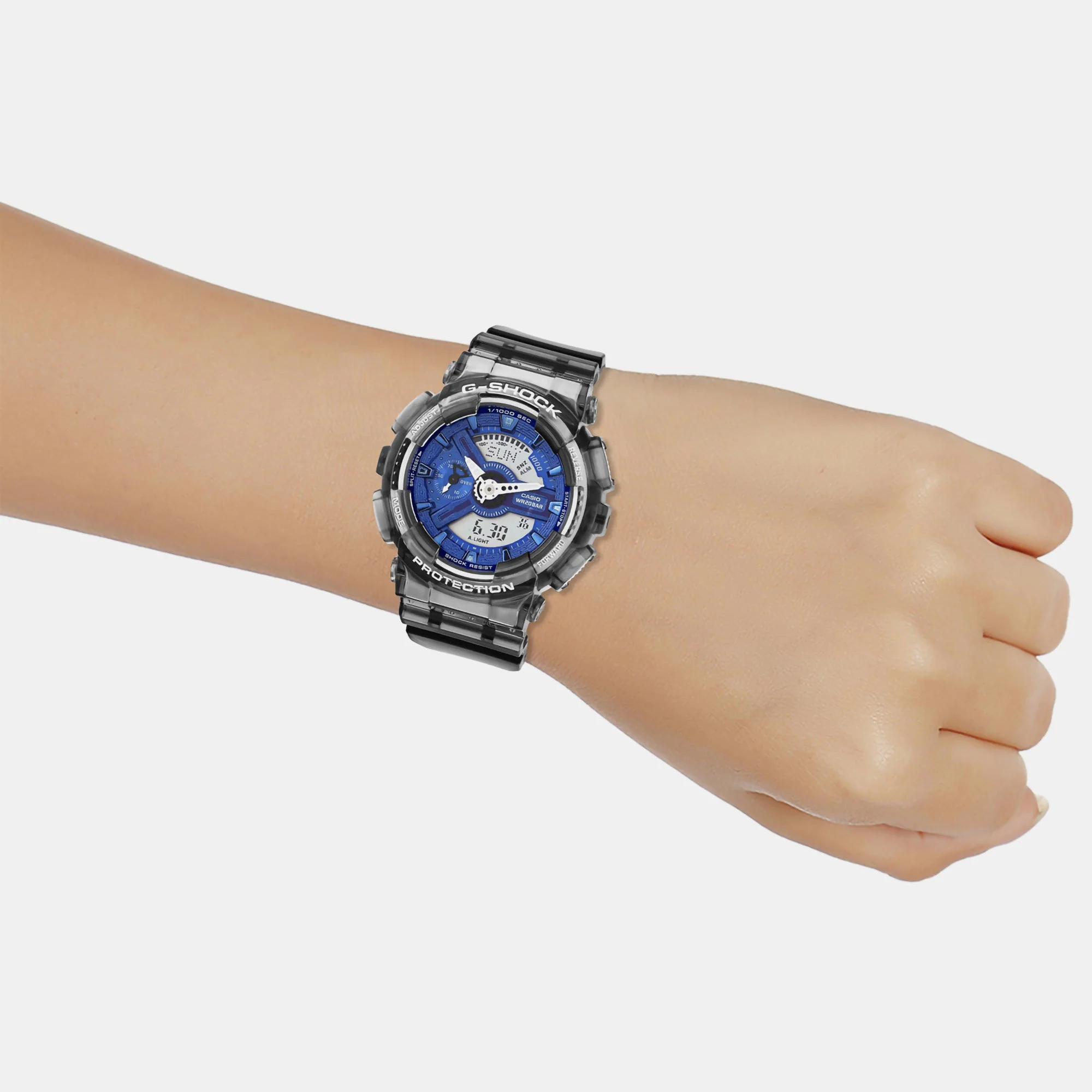 G-Shock Women Women Quartz Blue Dial Analog-Digital Resin Watch G1378 - Image 7