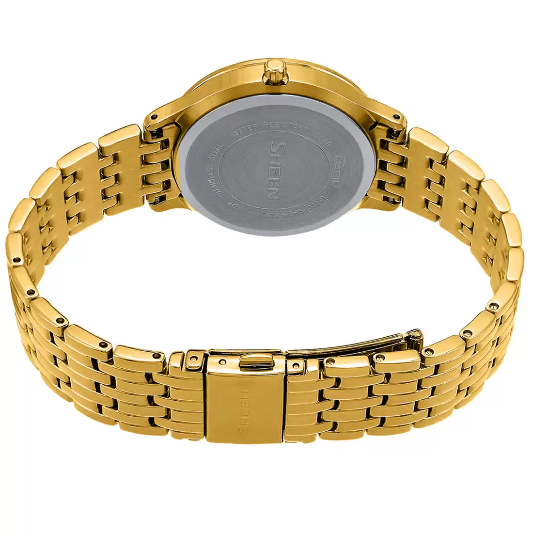 Casio Sheen Yellow Gold Dial Women 40.2mm - Image 3
