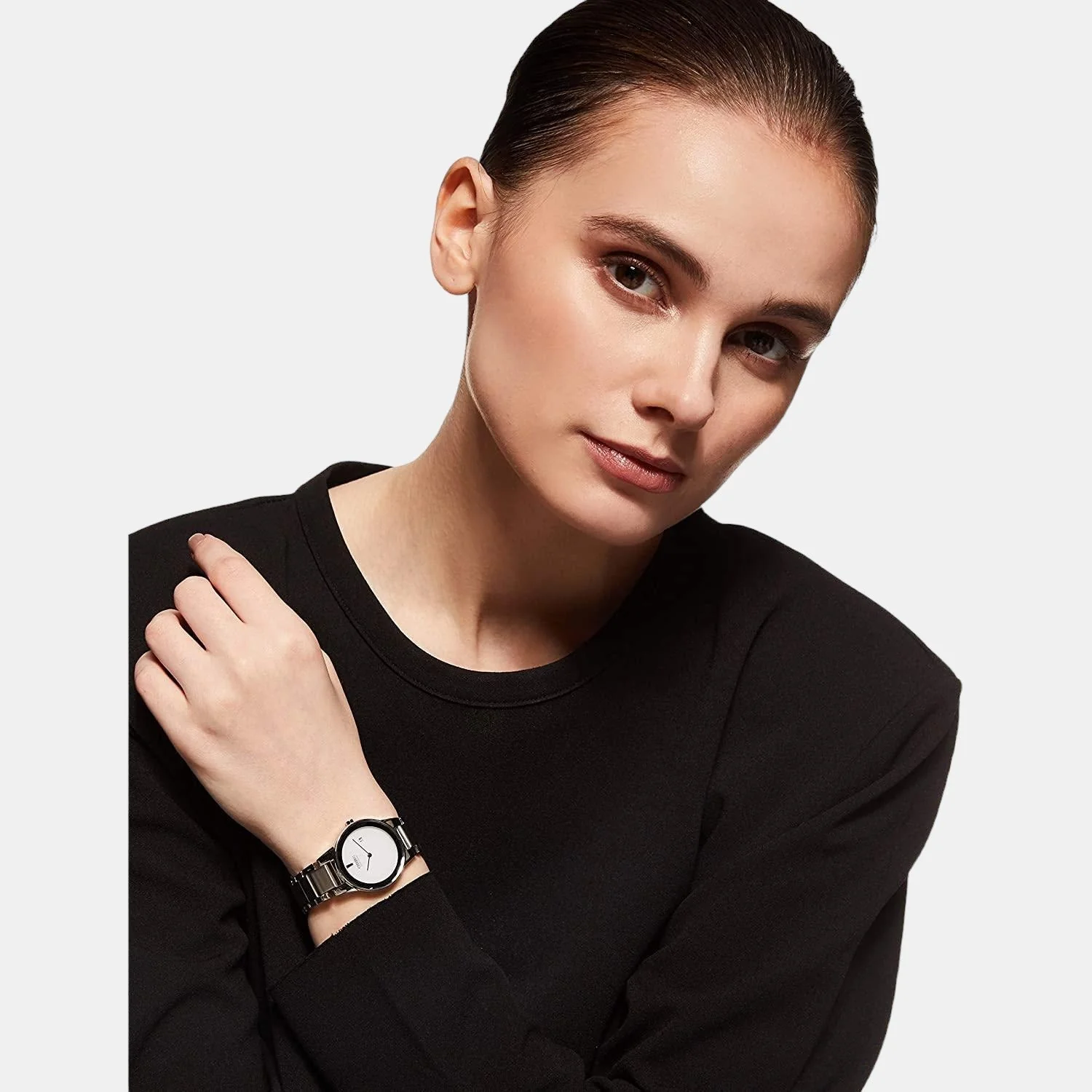 Axiom Women Quartz Silver Dial Analog Stainless Steel Watch GA1050-51A - Image 6