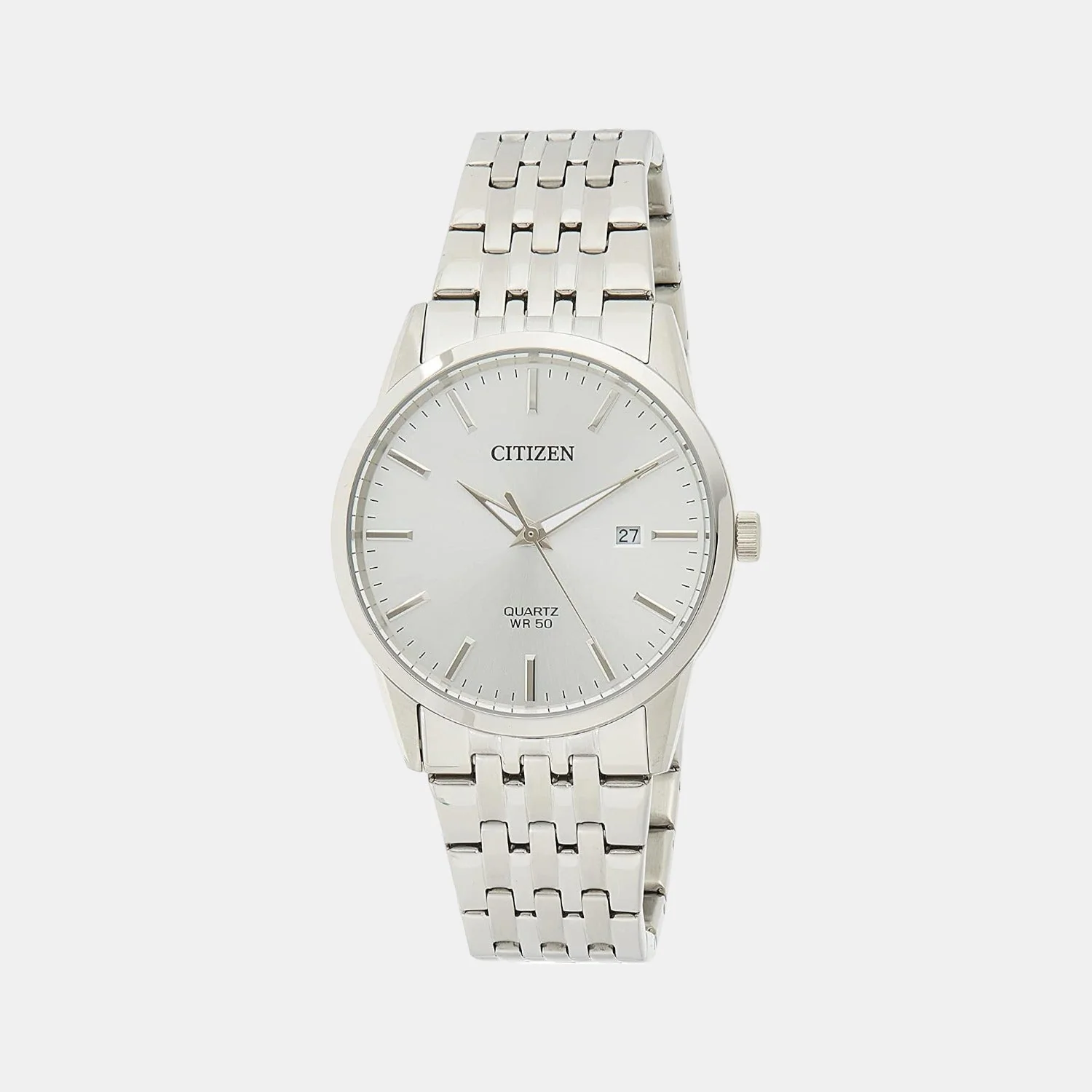Citizen X Men Quartz Silver Dial Analog Stainless Steel Watch BI5000-87A