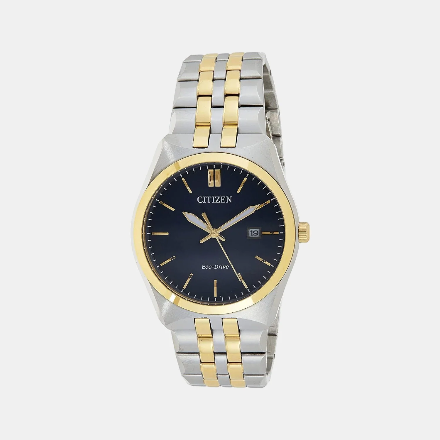 Corso Men Quartz Blue Dial Analog Stainless Steel Watch BM7334-66L