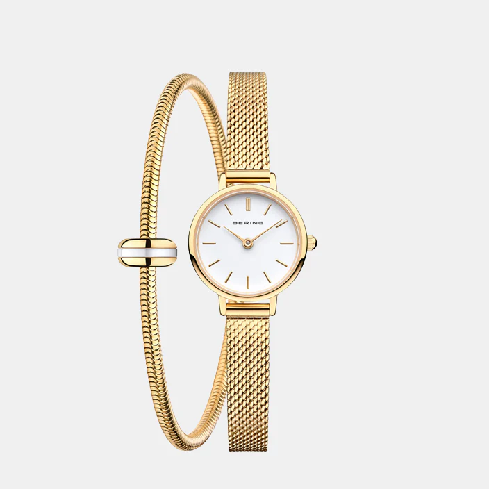 Classic Women's White Stainless Steel Watch 11022-334 - Image 2