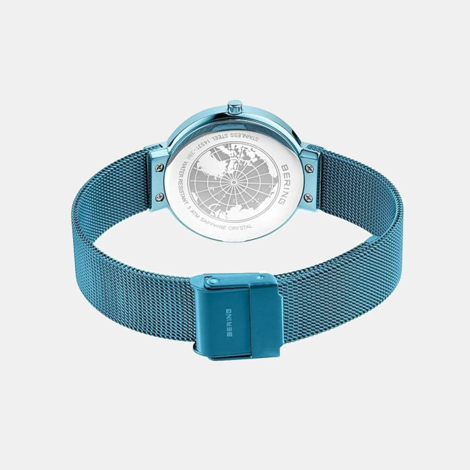 Classic Women Blue Dial Analog Stainless Steel Watch 14531-388 - Image 4